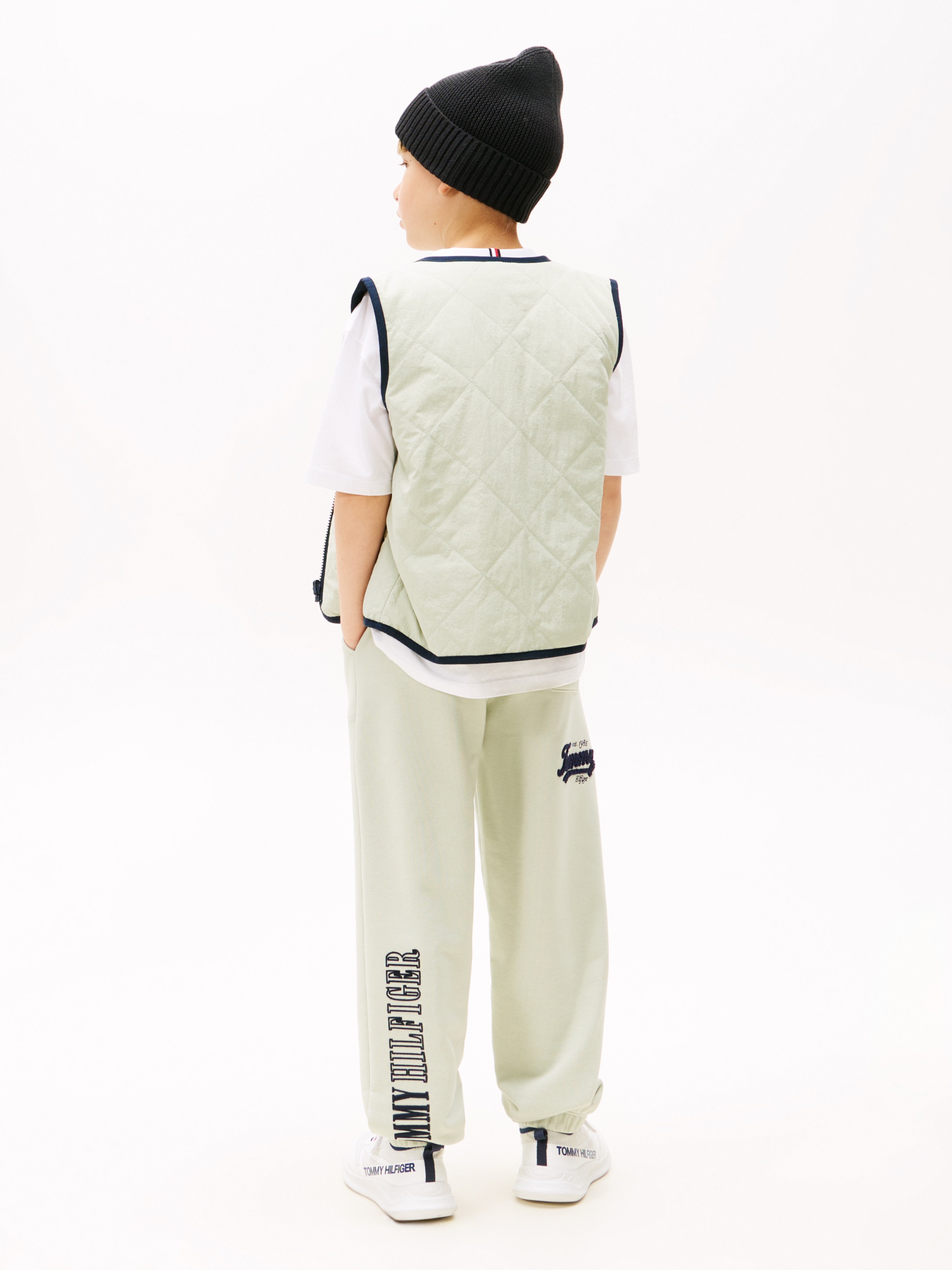 Tommy Hilfiger Wendeweste »REV MIX MEDIA QUILTED VEST«, für Kinder bis 16 Jahre, mit großen Taschen
