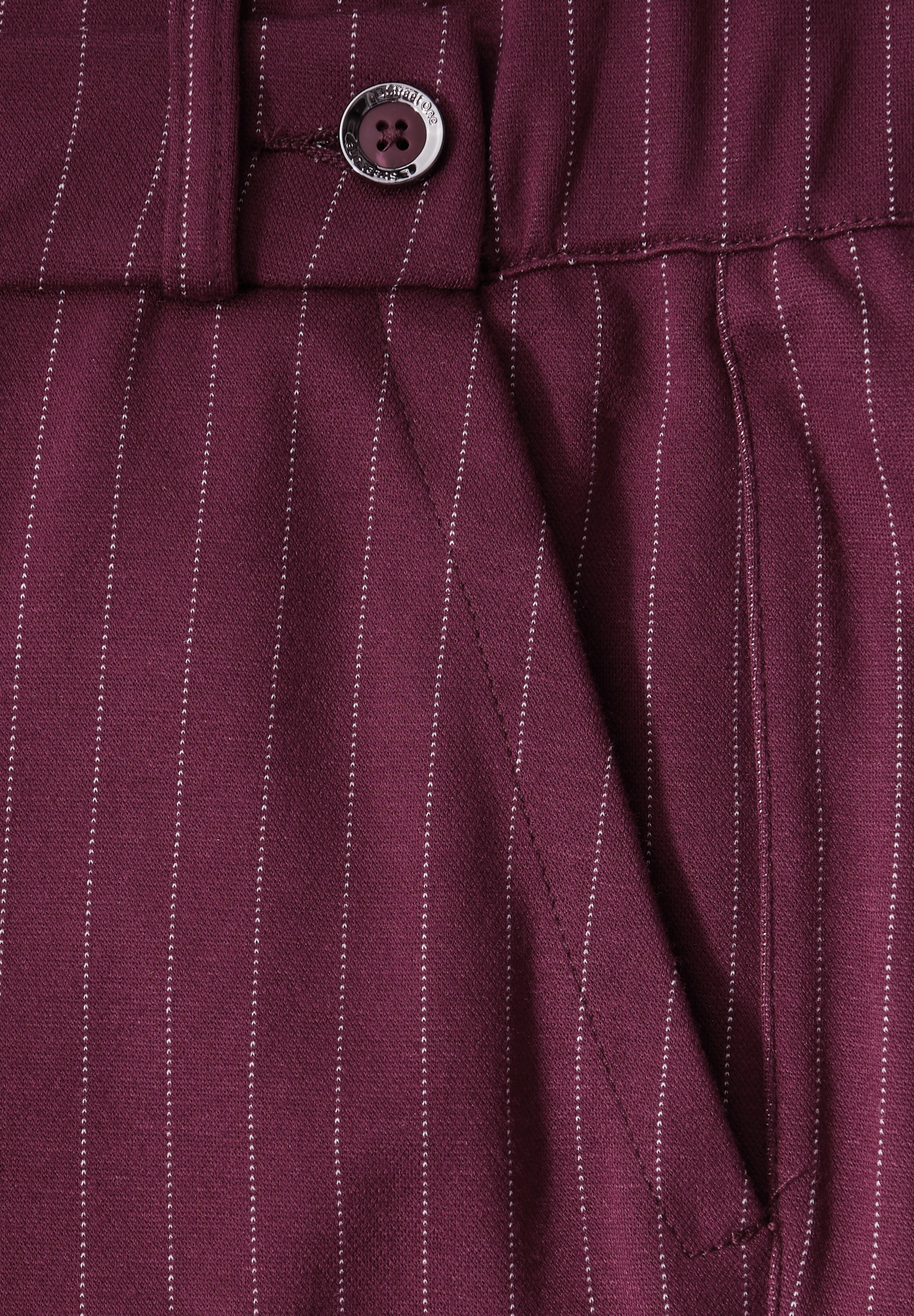 STREET ONE Webhose  im Nadelstreifen-Look