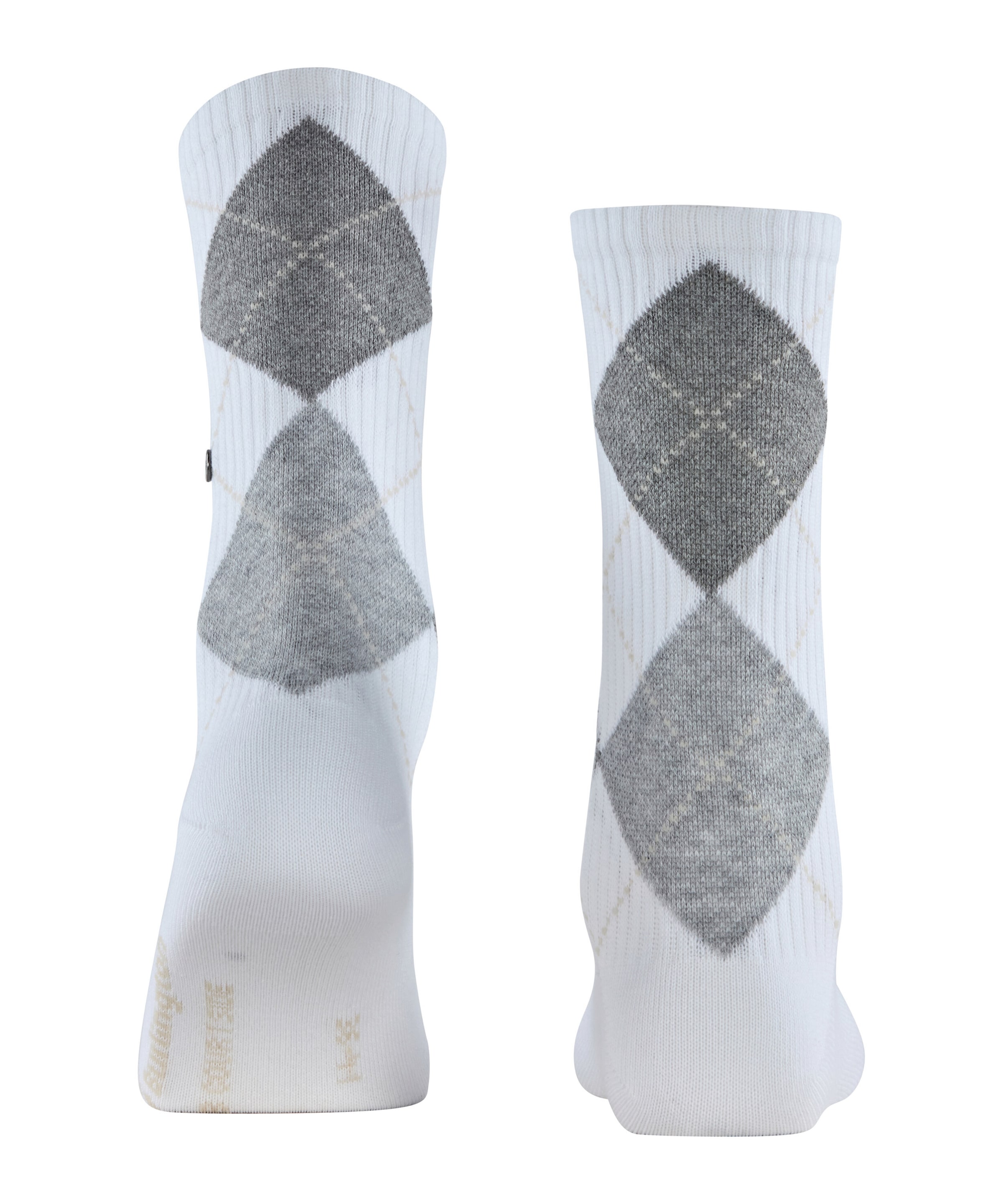 Burlington Socken »Rib Courtside« Einheitsgröße 40-46, Argyle-Muster, feine Rippenstruktur