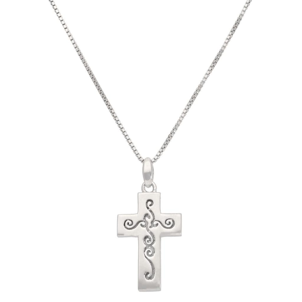 Firetti Kette mit Anhänger »Schmuck Geschenk Silber 925 Halsschmuck Halskette Venezianer Kreuz«