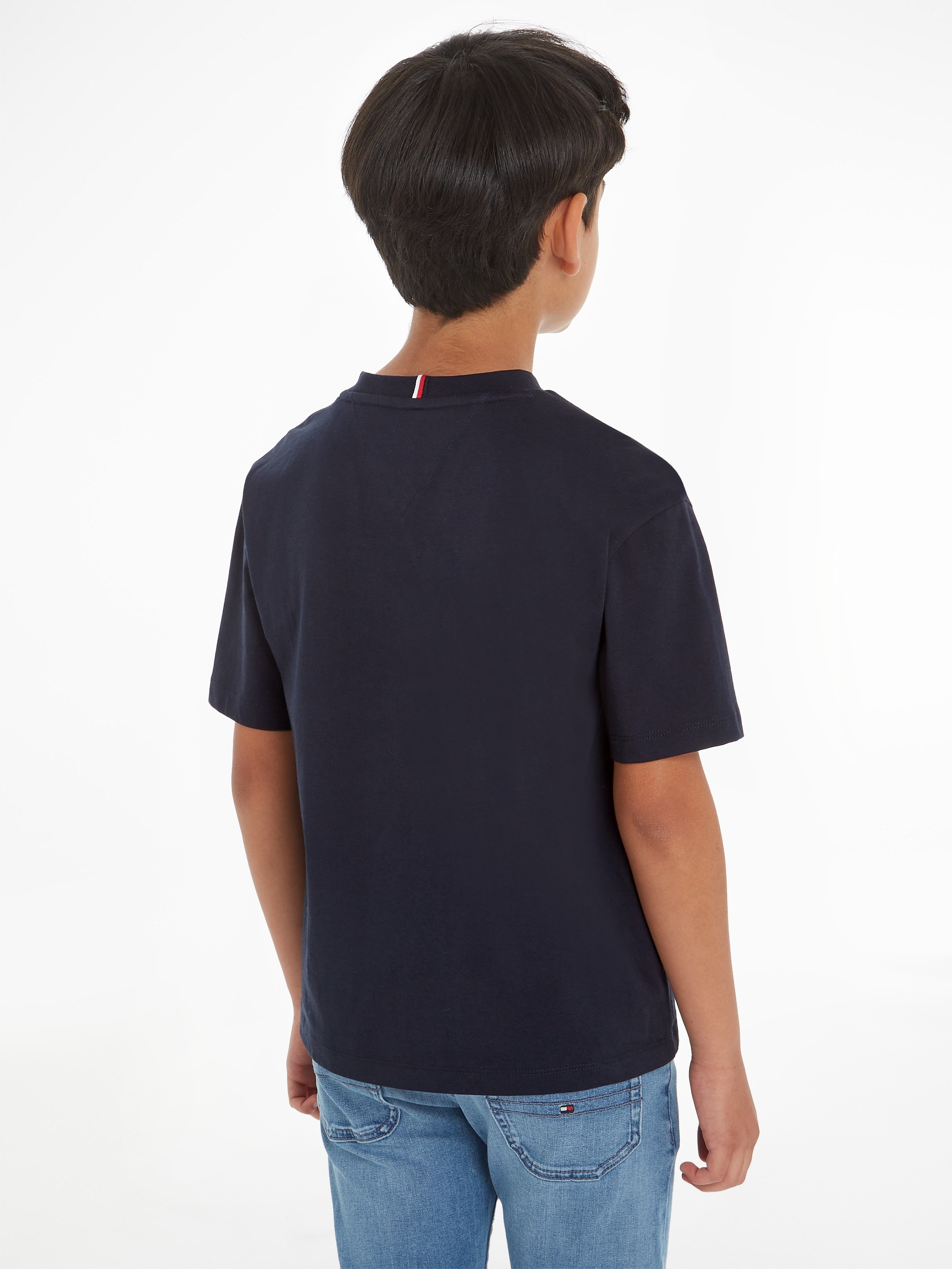 Tommy Hilfiger T-Shirt »U MONOTYPE TEE S/S«, mit großer Logo-Stickerei
