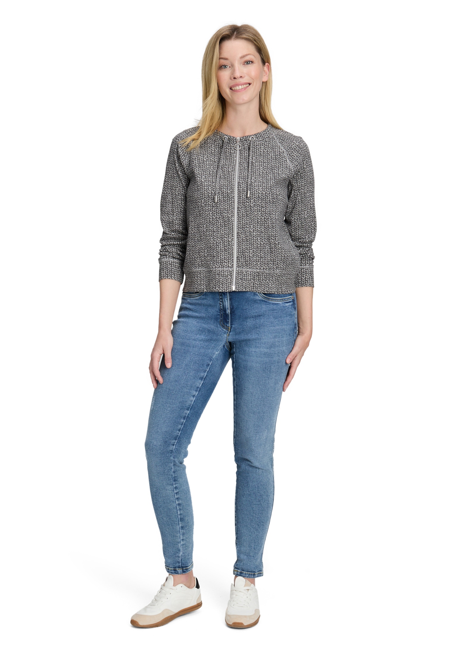 Betty Barclay T-Shirt »Shirtjacke mit Rippenstruktur«