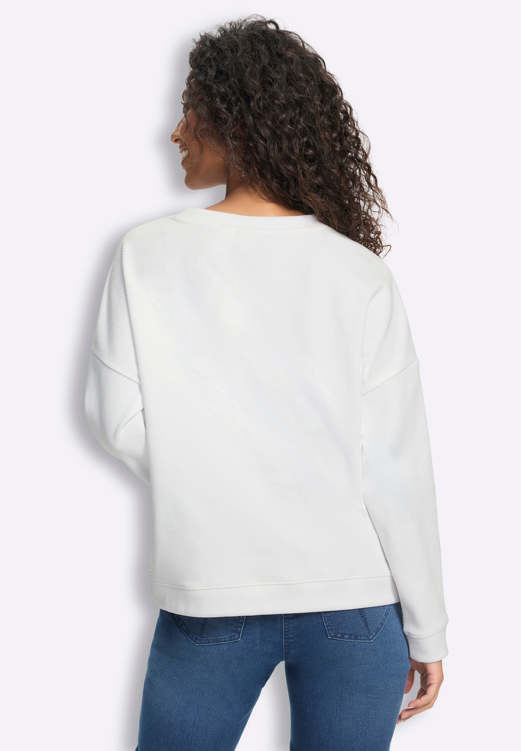 heine T-Shirt »Shirt Langarmshirt mit Waffelstruktur«