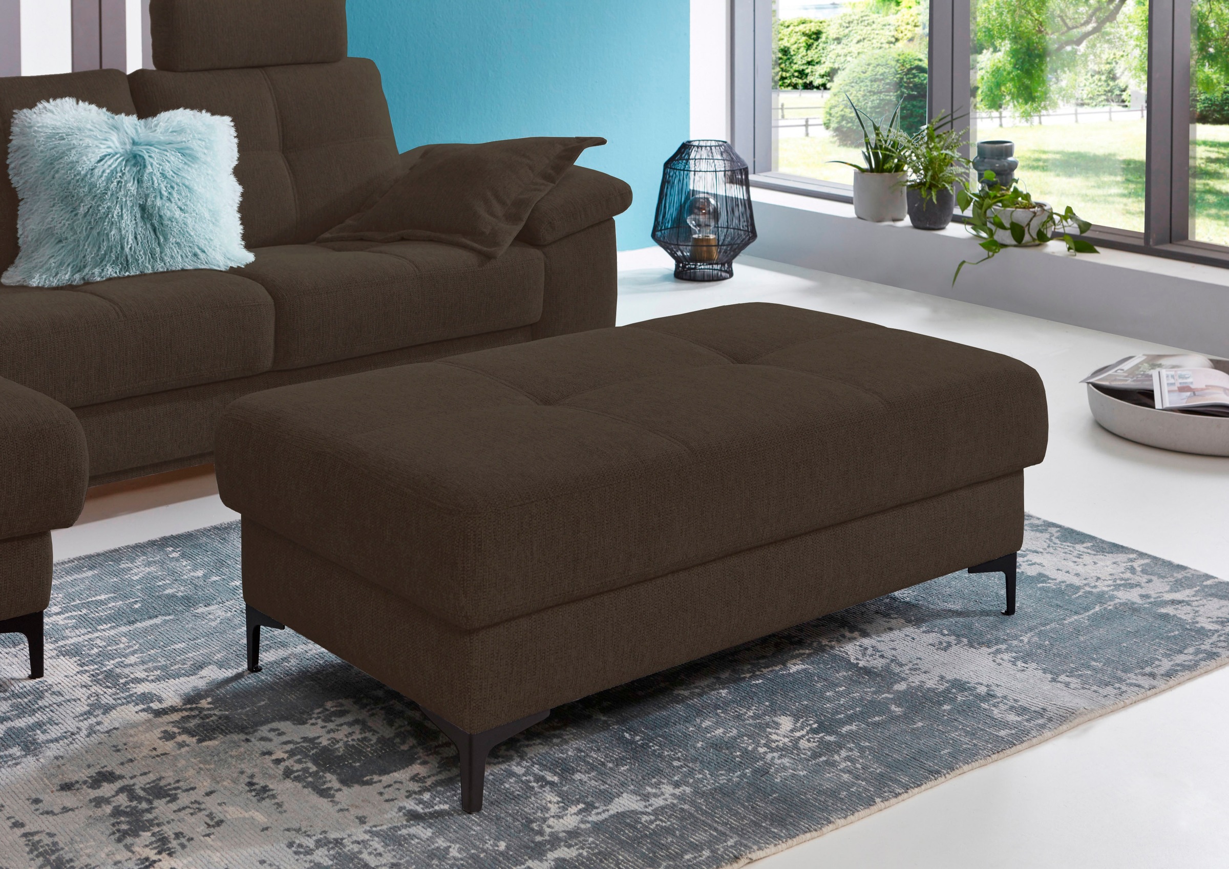 3C Carina Hockerbank »Burnaby«, passend zur Serie "Burnaby", B/T/H: 126/76/47 cm