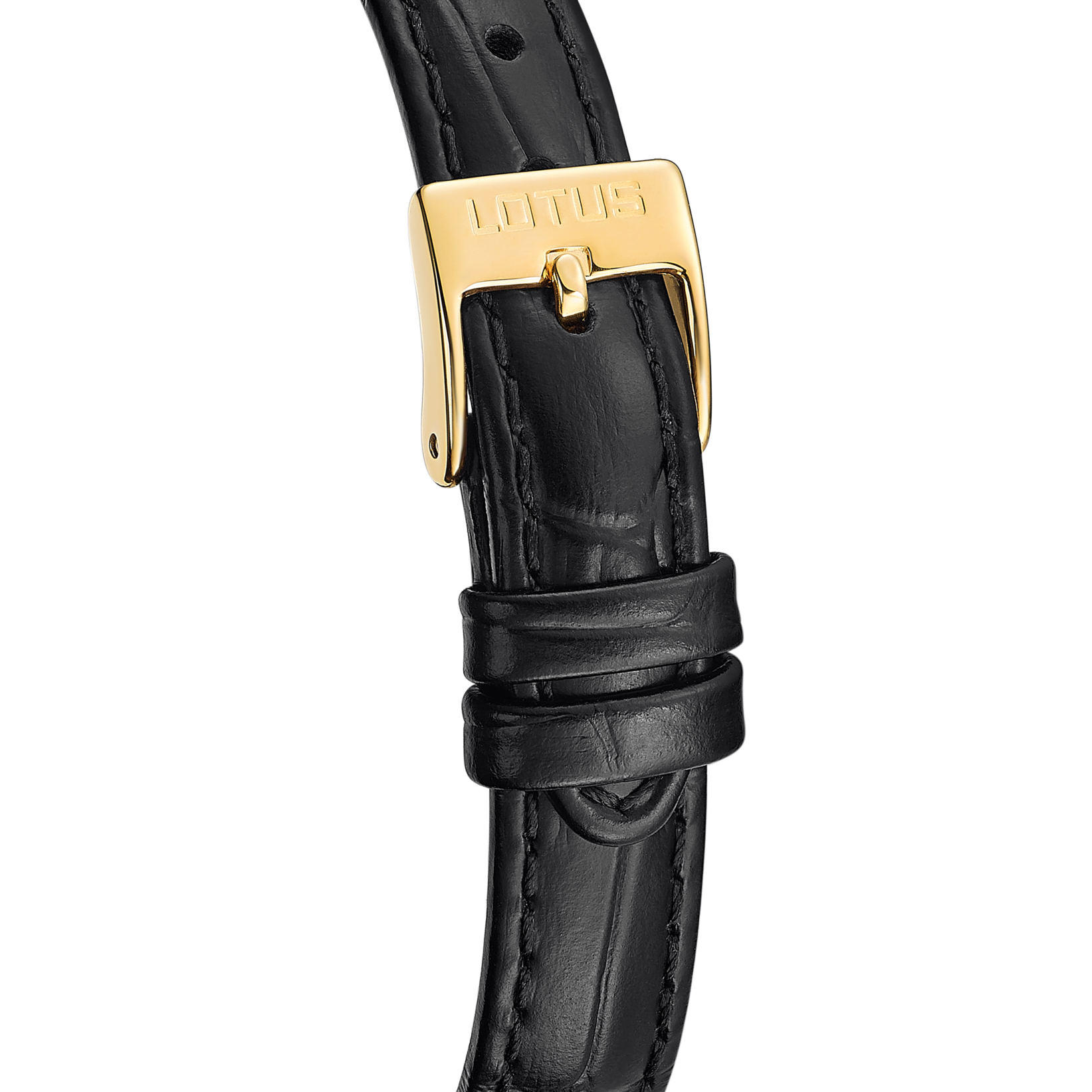 Lotus Quarzuhr »Square Series« Armbanduhr, Damenuhr, Lederarmband, analog, Tag