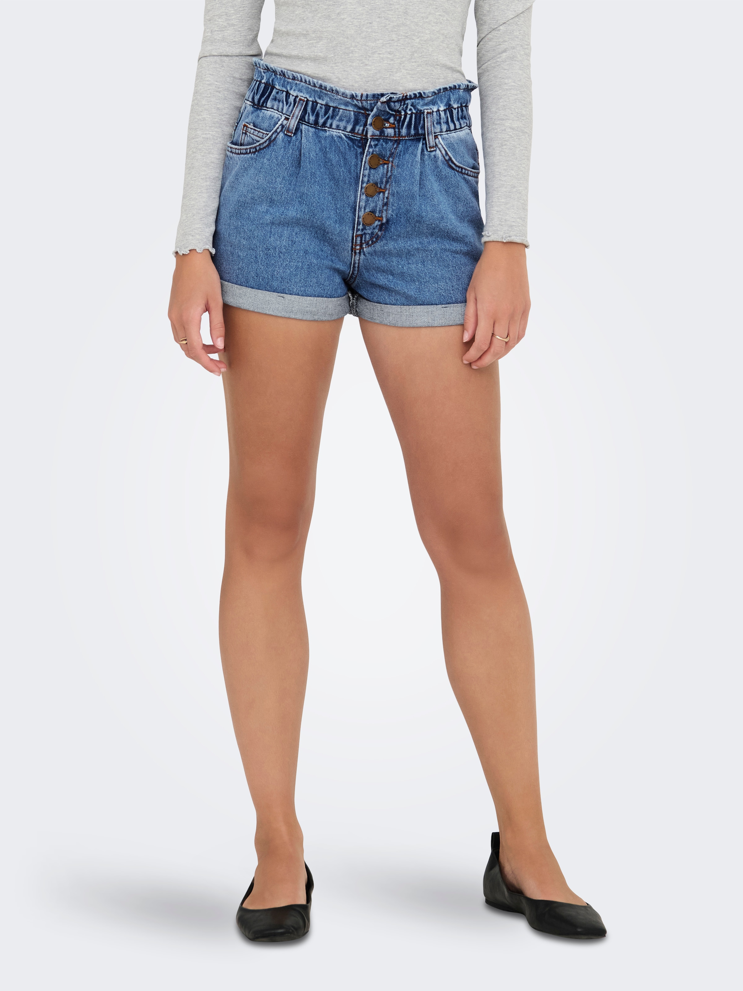 ONLY Jeansshorts »ONLCUBA LIFE PAPERBAG«
