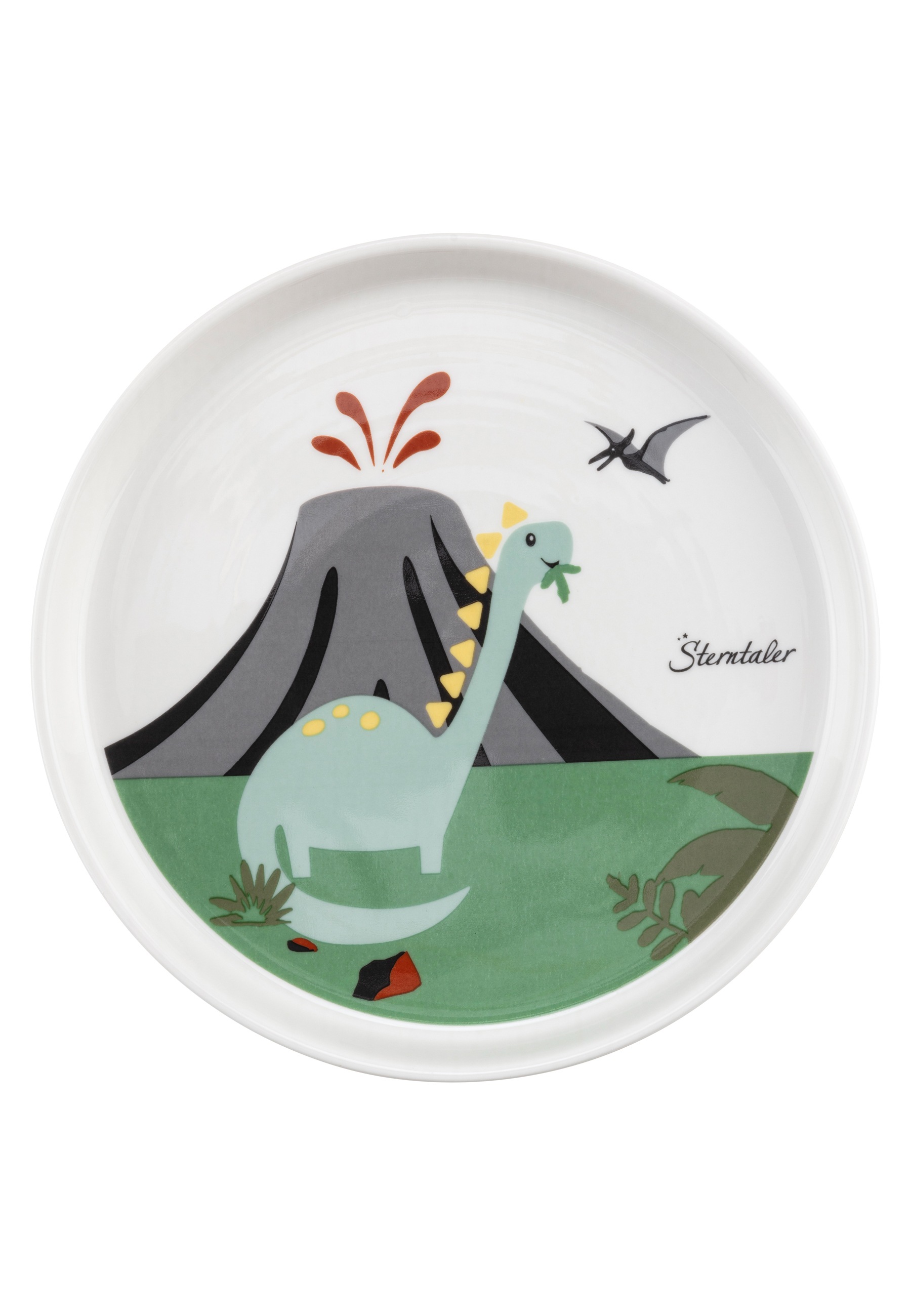 Sterntaler® Kindergeschirr-Set »Porzellan Geschirr-Set DINO Rexi«