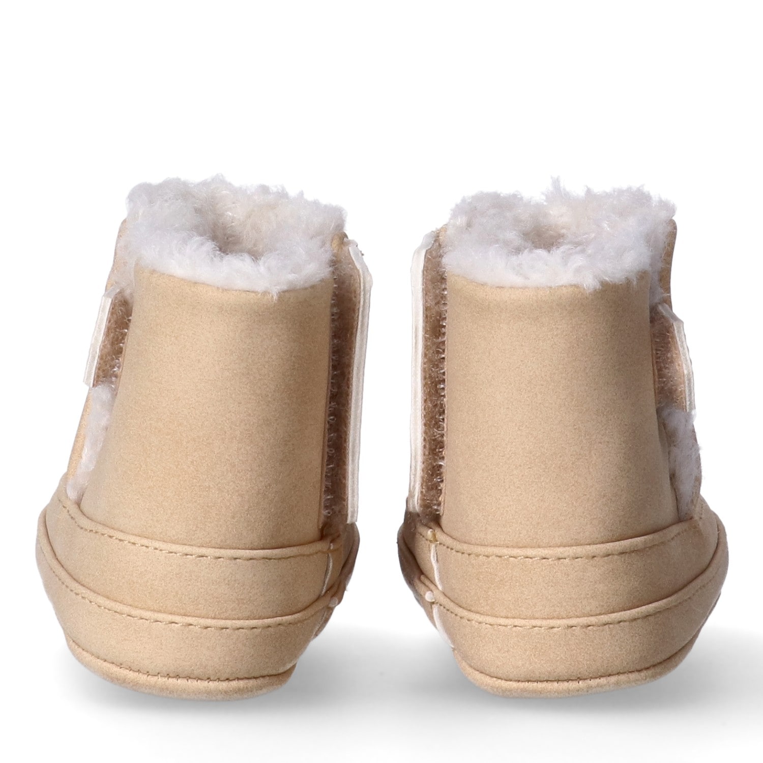 Tommy Hilfiger Lauflernschuh  Babystiefel, Krabbelschuh für die Kleinsten, Fellimitat am Schaftrand