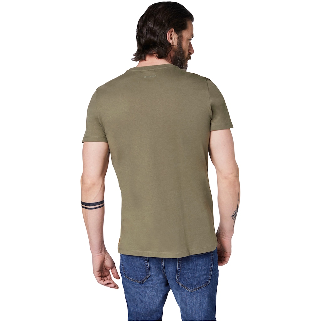 GARDENA T-Shirt »Dusty Olive«, unifarben