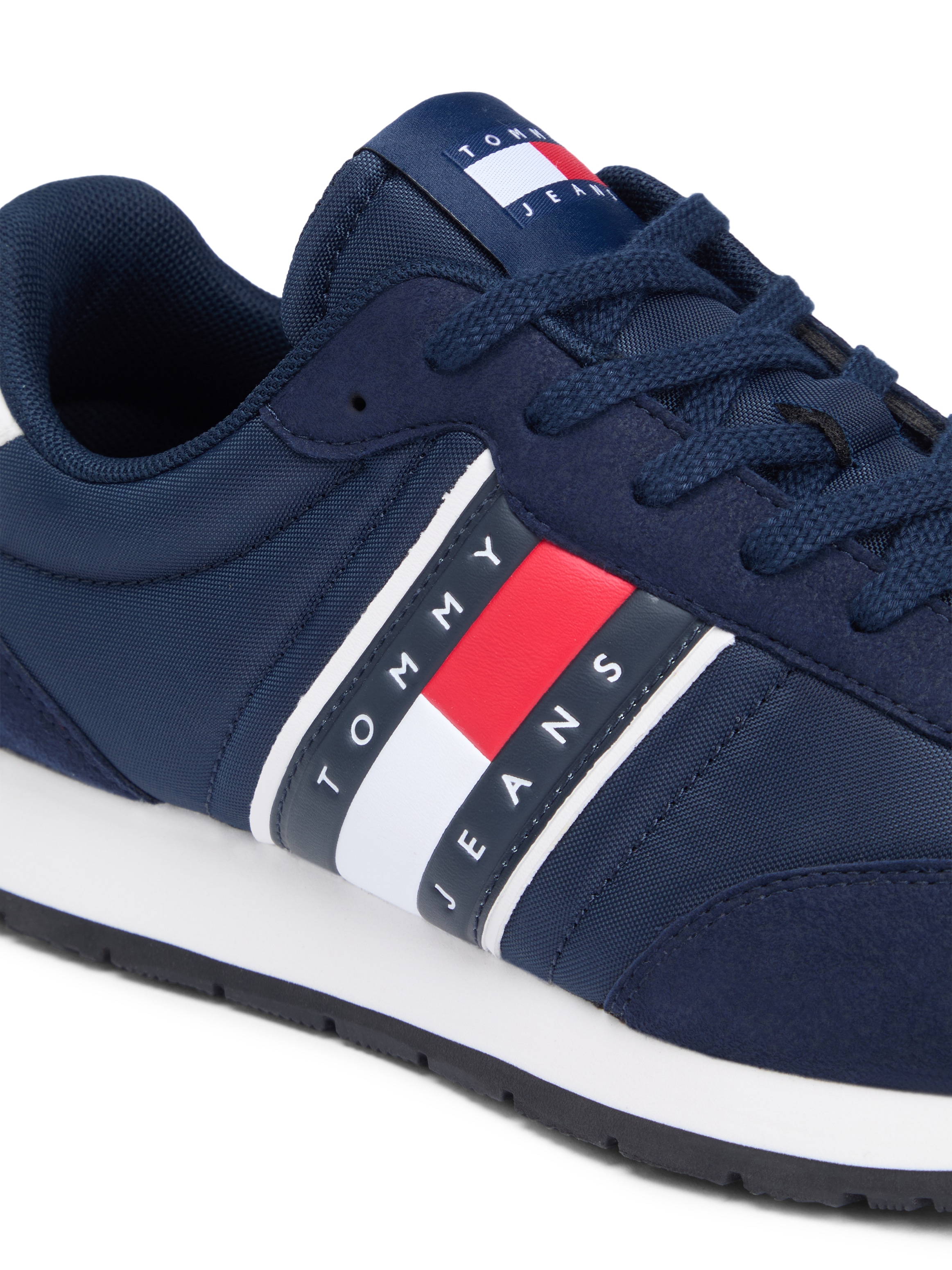 Tommy Jeans Sneaker »TJM  CLASSIC RUNNER«  Freizeitschuh, Halbschuh, Schnürer mit Kontrastbesätzen