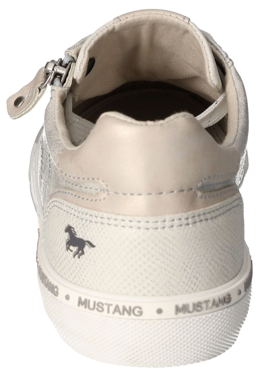 Mustang Shoes Sneaker, Retro Sneaker, Schnürschuh mit zusätzlichem Reißverschluss
