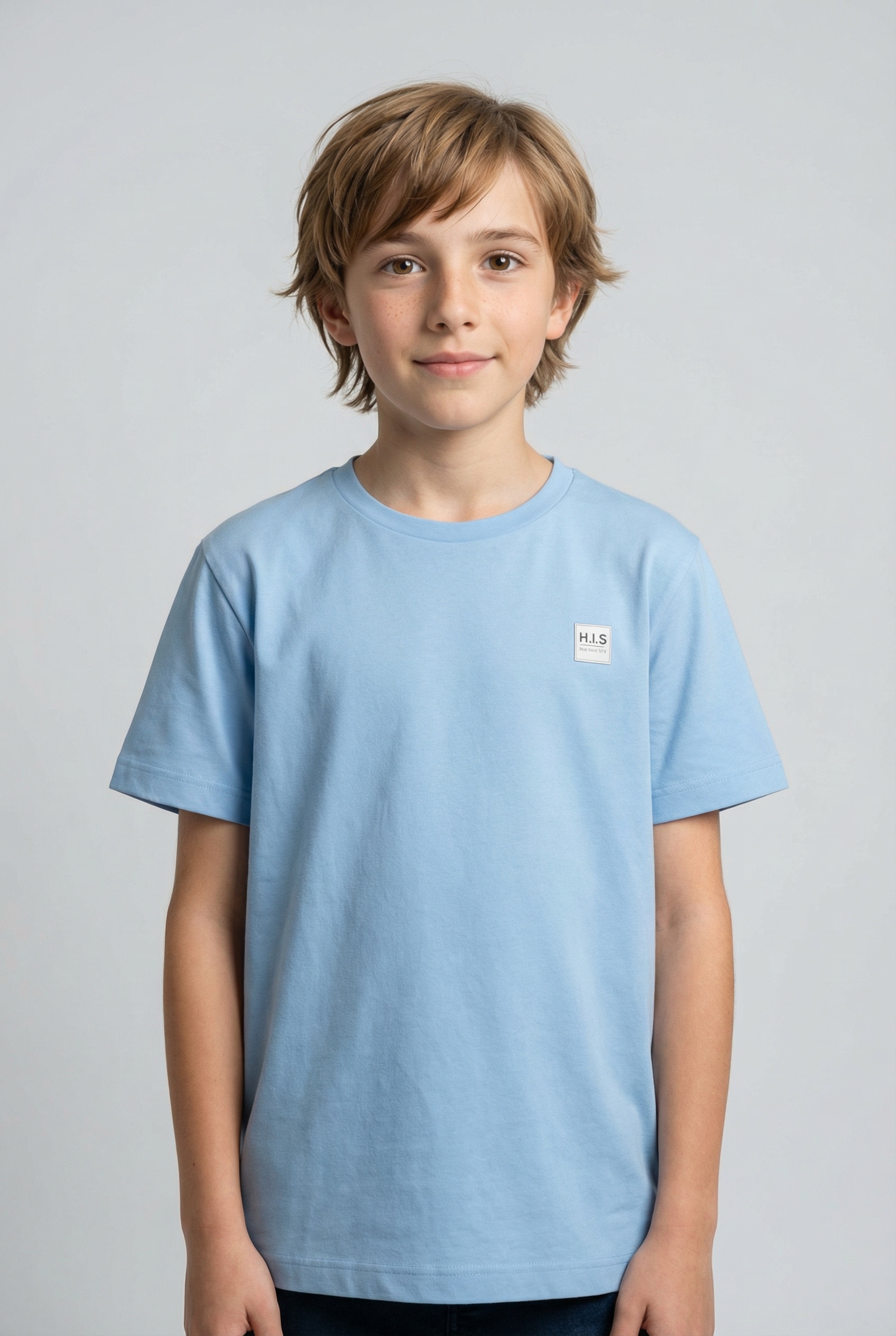 H.I.S T-Shirt »2er Pack T-Shirts HIS-Logo« Packung, 2,  modischer Stil, Kurzarm, mit Logodruck, aus Baumwolle, für Jungen