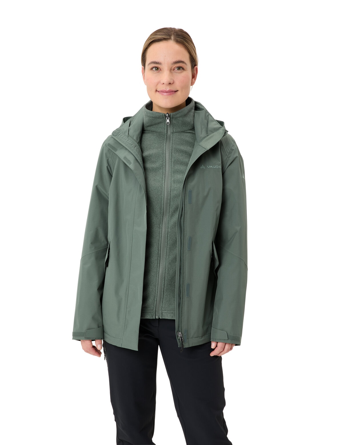 VAUDE 3-in-1-Funktionsjacke »WOMEN'S ROSEMOOR 3IN1 JACKET II« 2 Stk. tlg. Wasserdicht,Winterjacke Damen