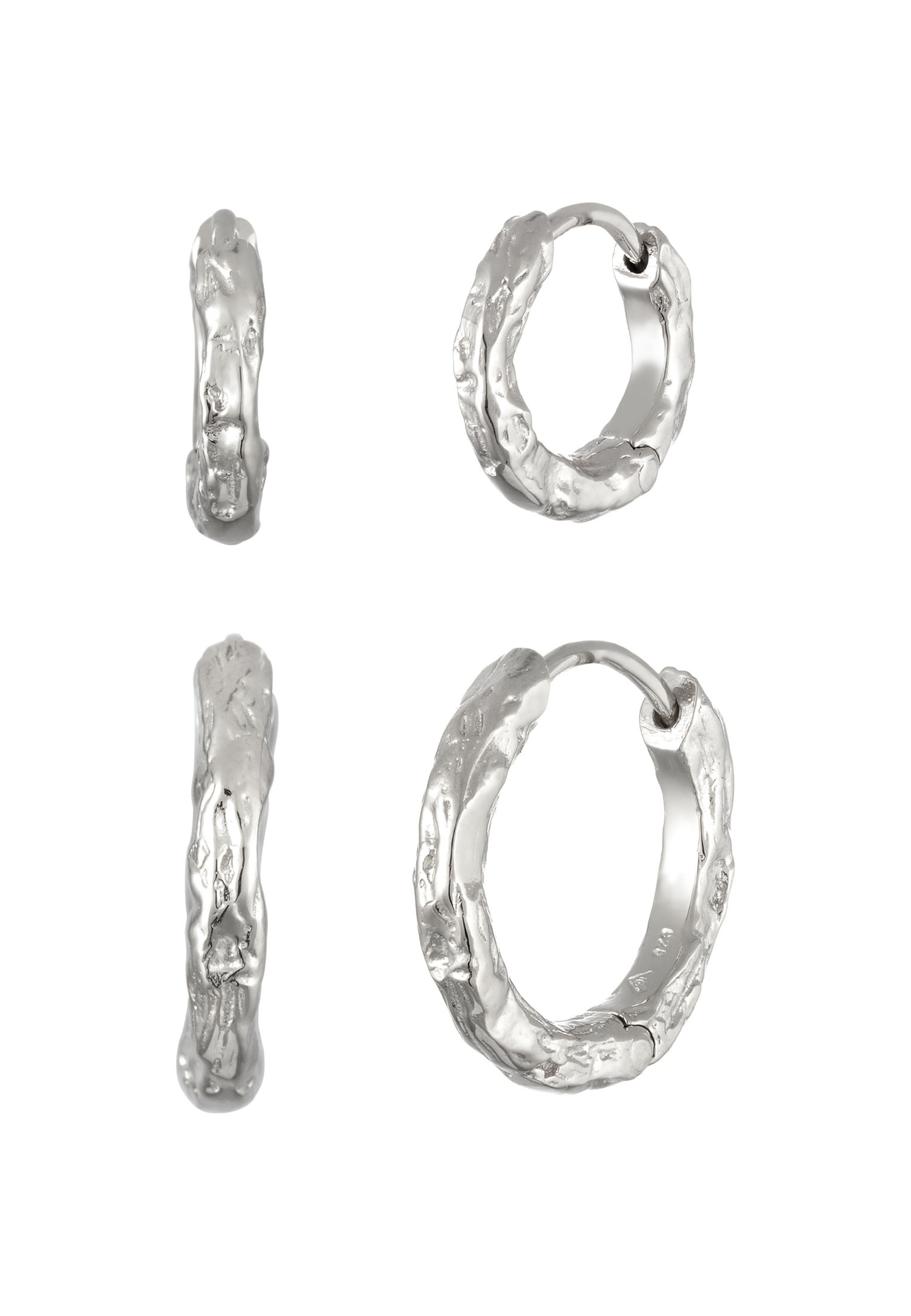 Elli Ohrstecker-Set »Ohrringe Ohrringset Creolen 925 Sterling Silber«