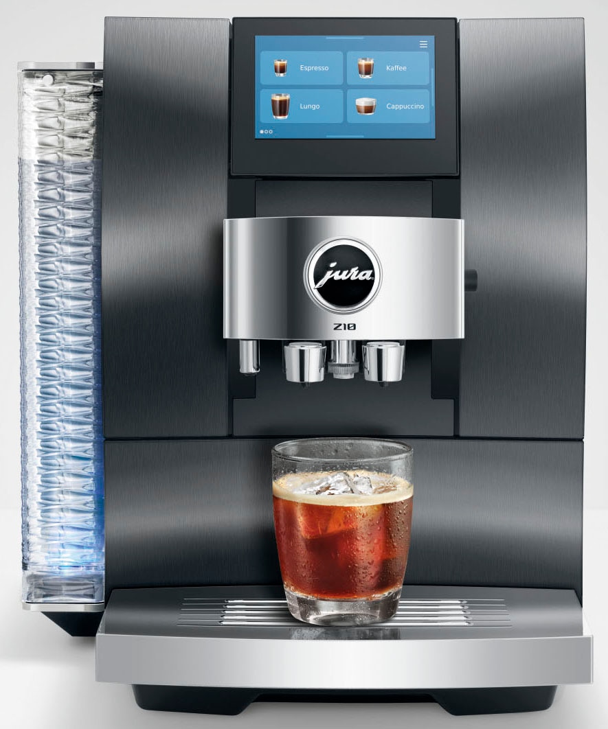 JURA Kaffeevollautomat »15609 Z10 (EB), Aluminium Black« 51 Spezialitäten, Touch, Light & Cold Brew