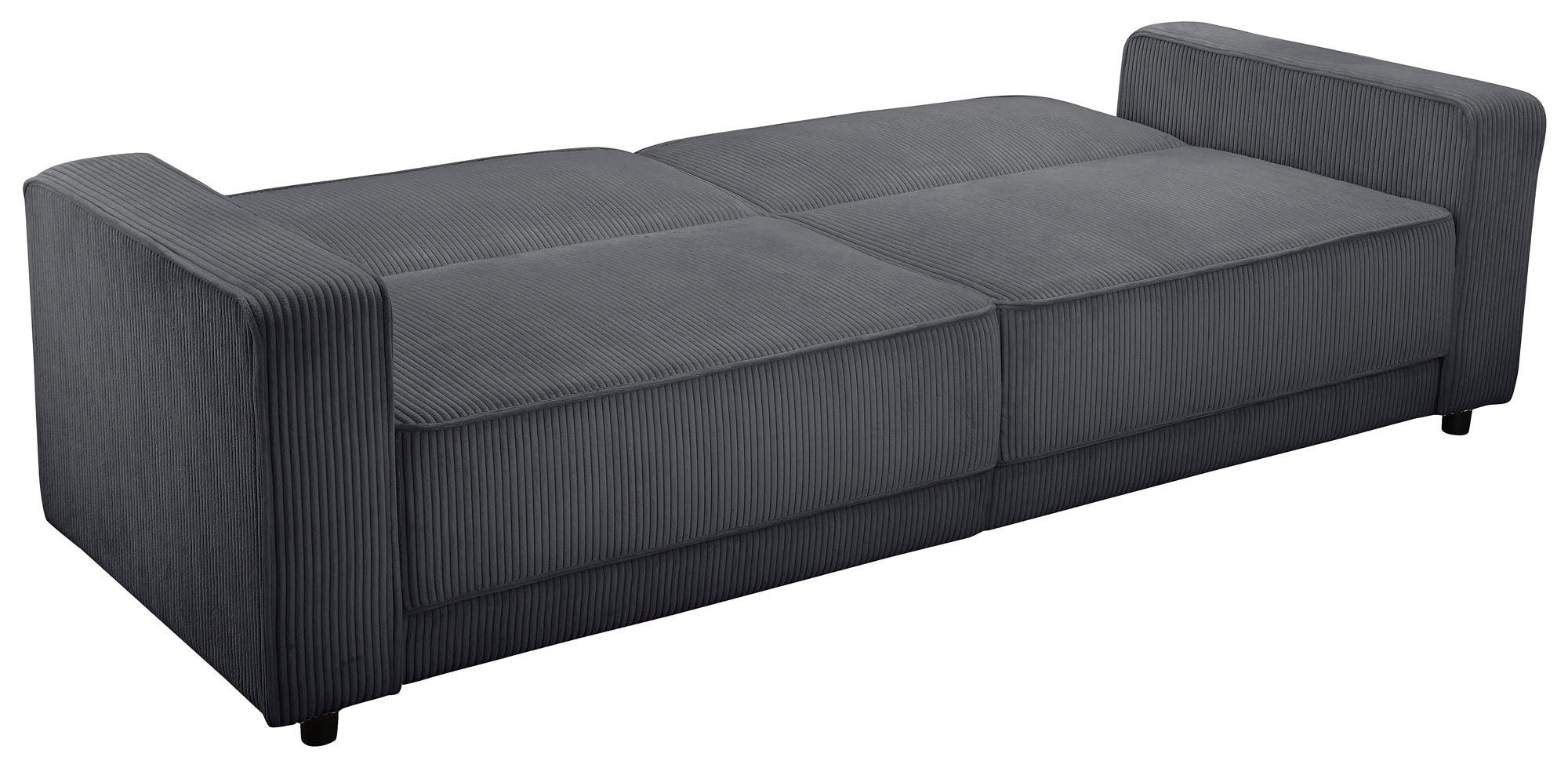 Dorel Home 3-Sitzer »Allie Schlafsofa 225 cm«, Bett-Funktion (108/190cm), trendiger Cord o. pflegeleichter Velours