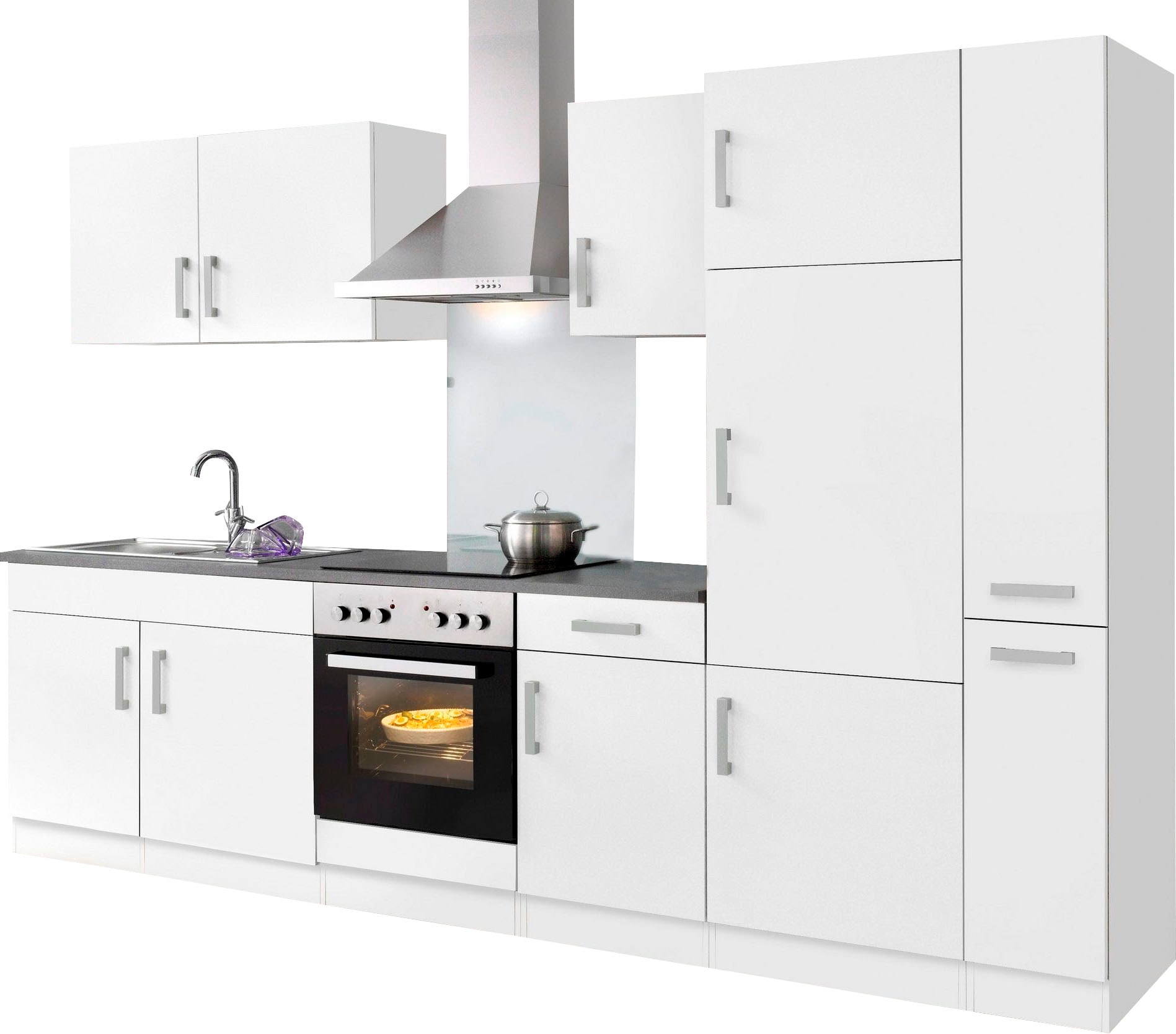 Kochstation Küchenzeile »KS-Toronto«, Breite 300 cm, mit E-Geräten