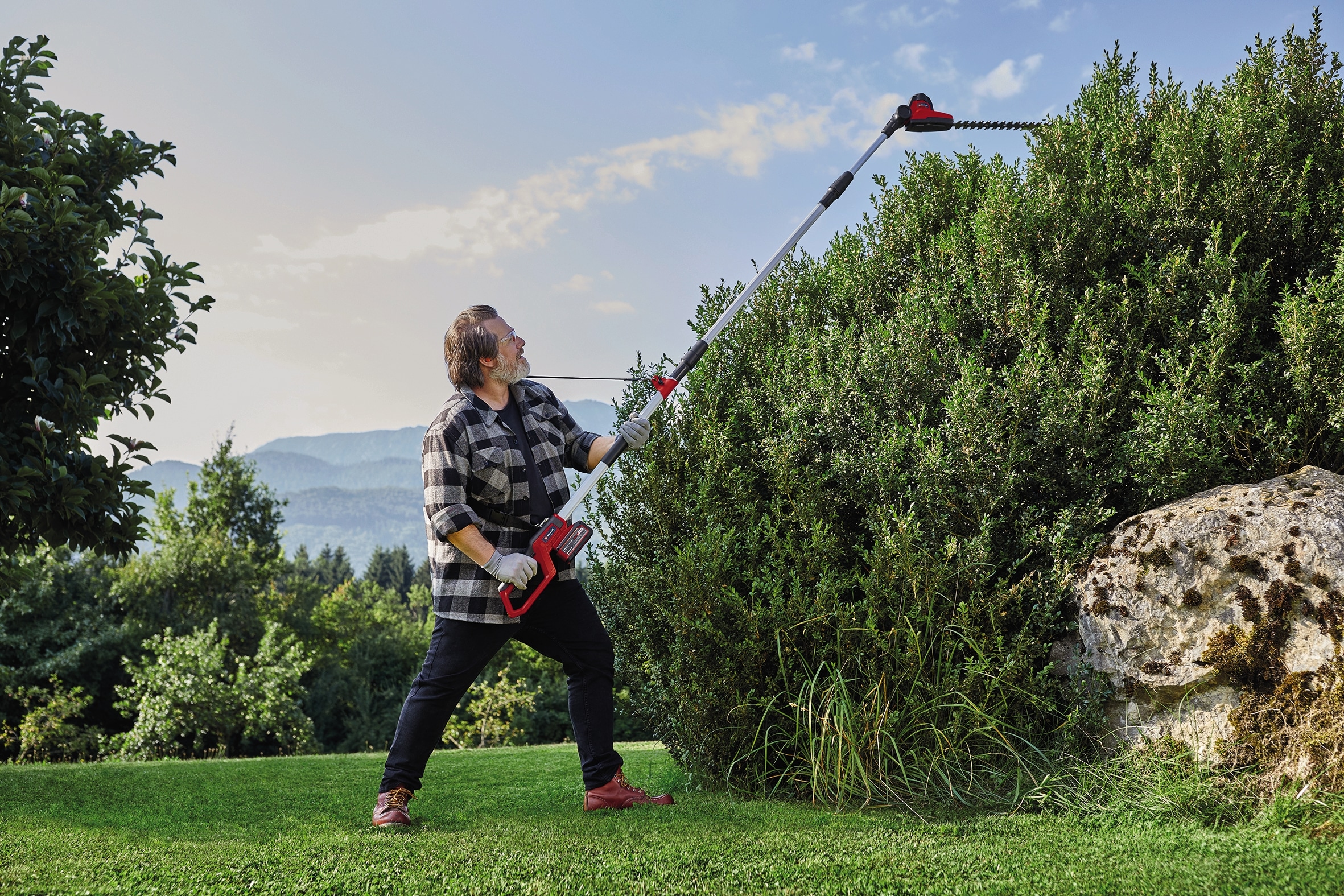 Einhell Teleskop-Heckenschere »GC-HH 18/45 Li T-Solo« ()  45 cm Schwertlänge