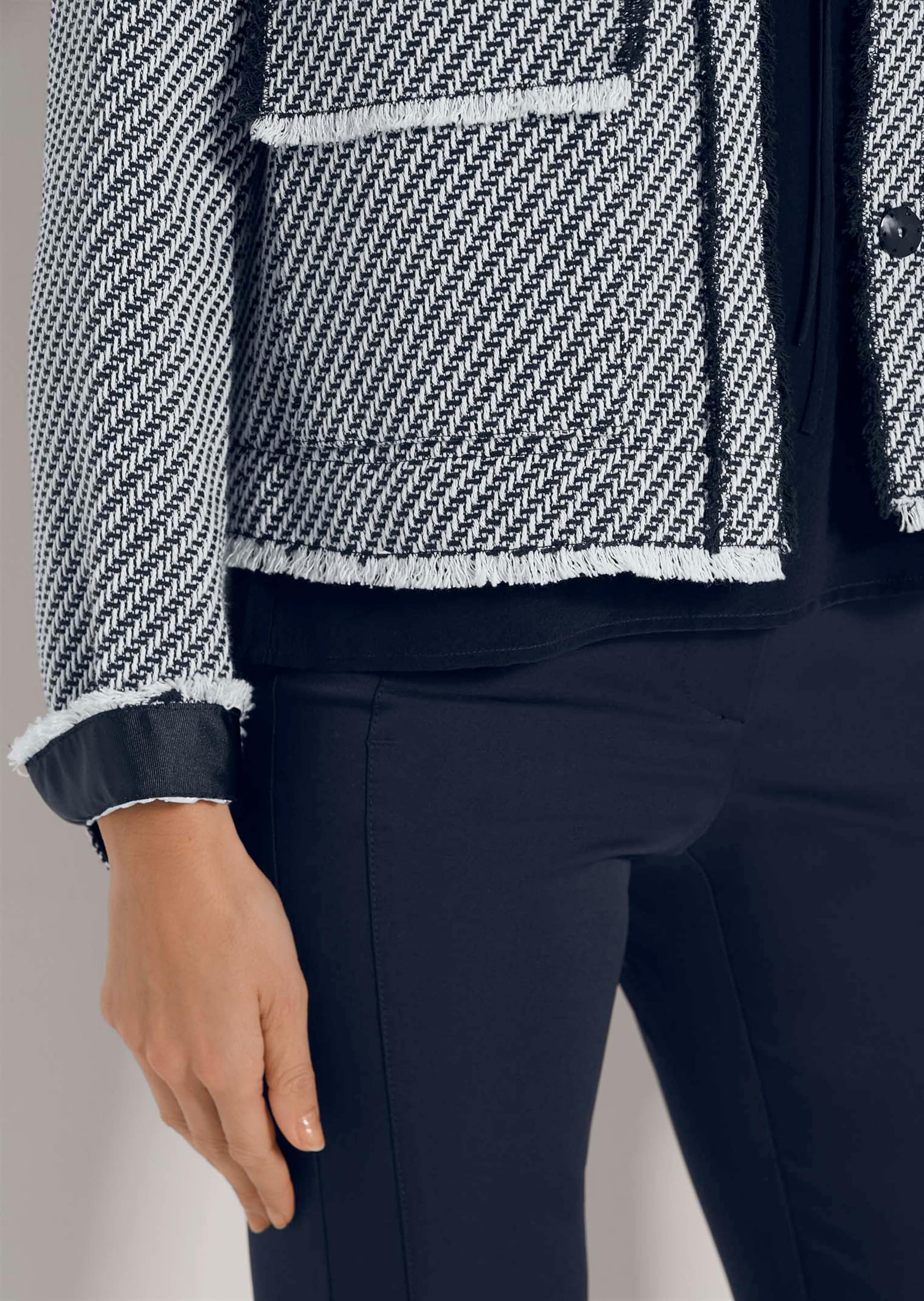 MADELEINE Kurzblazer »Blazer Kurzblazer mit Fransen«