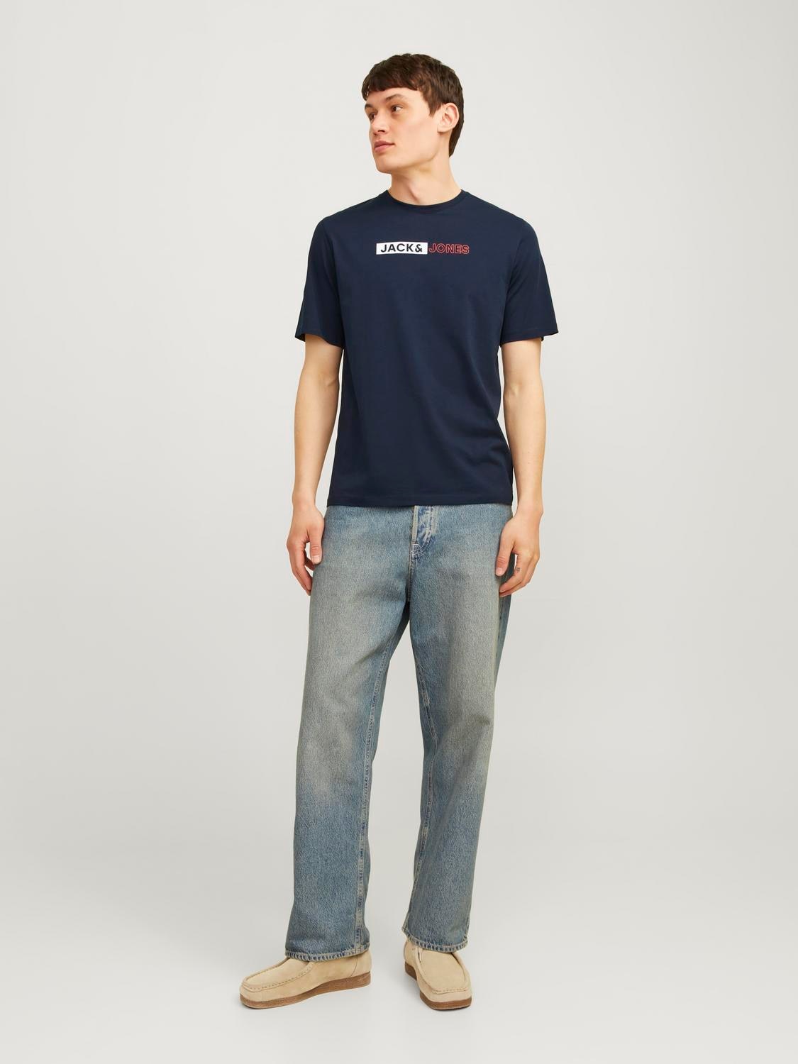 Jack & Jones Rundhalsshirt »JJECORP LOGO TEE PLAY SS O-NECK NOOS«