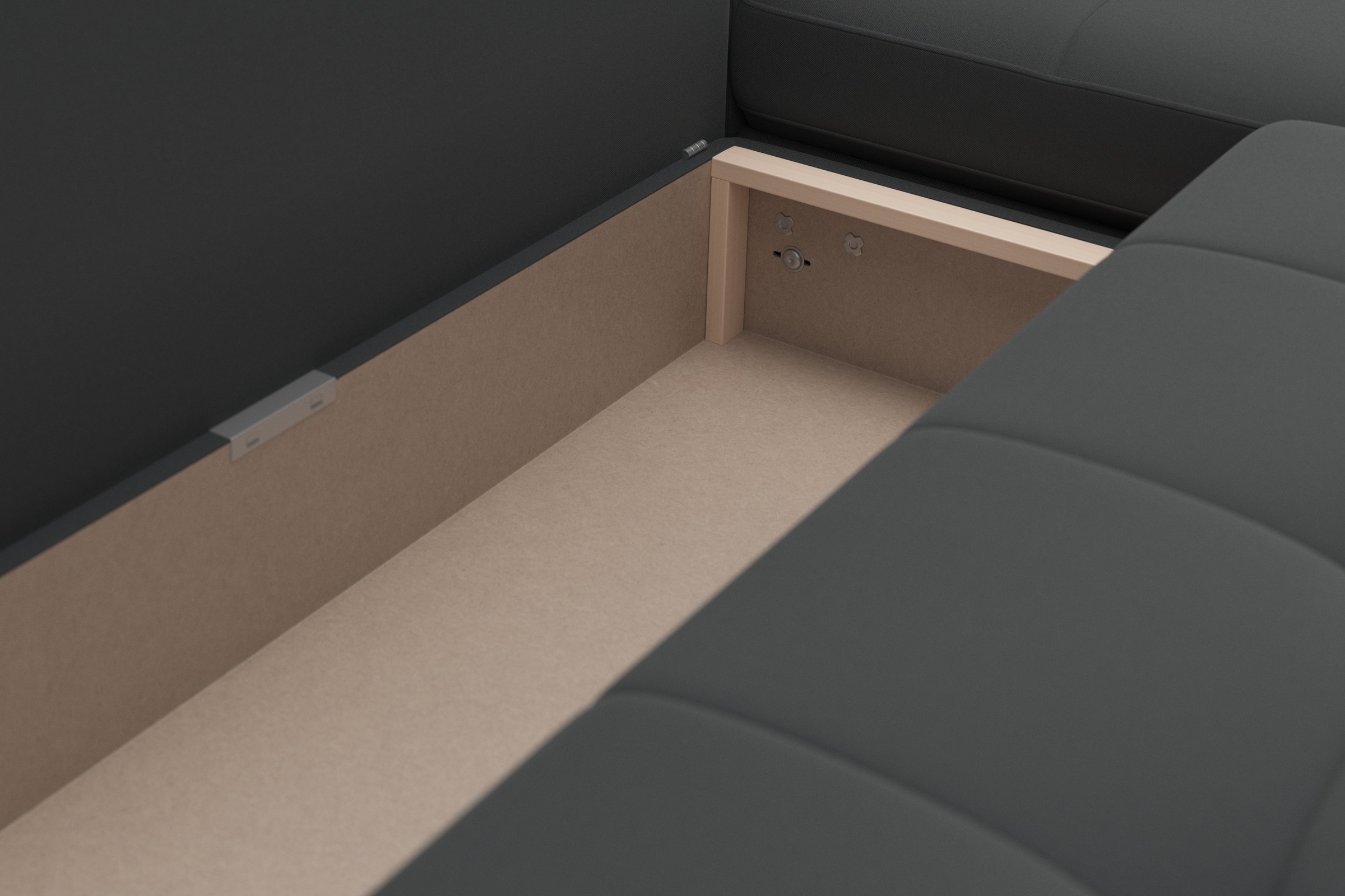 sit&more Ecksofa »Latigo L-Form«, mit Mega-Recamiere, wahlweise mit Bettfunktion und Bettkasten