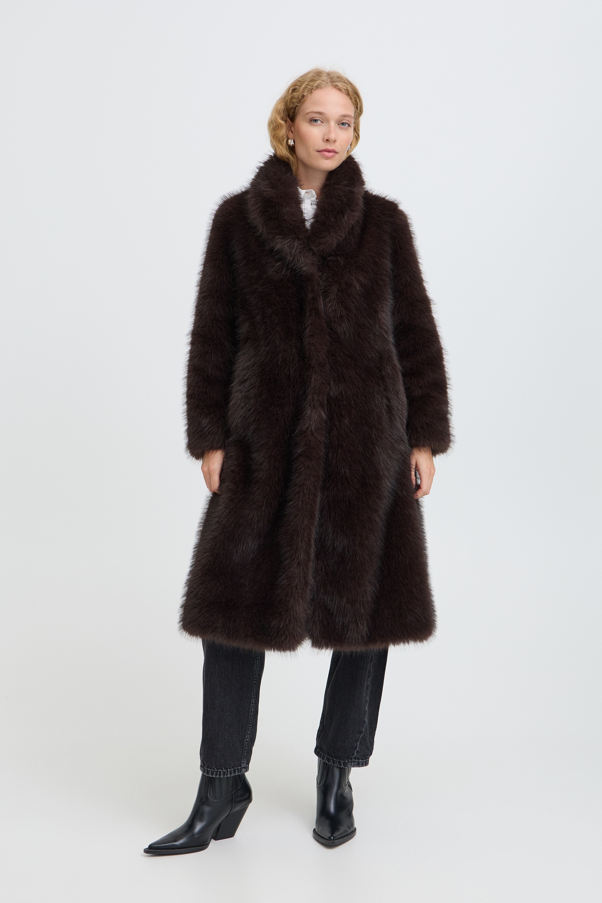 b.young Langjacke »Damen Mantel BYAKAJA«
