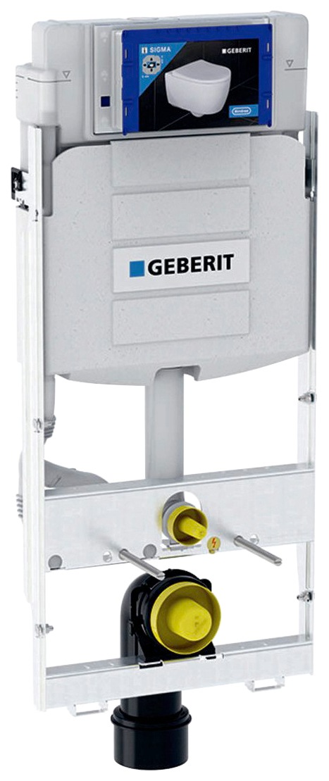 GEBERIT Vorwandelement WC »GIS Wand-WC-Element«, (1 St.), 114cm UP320 für DuoFresh Geruchsabsaugung, Für barrierefreies Bad geeignet