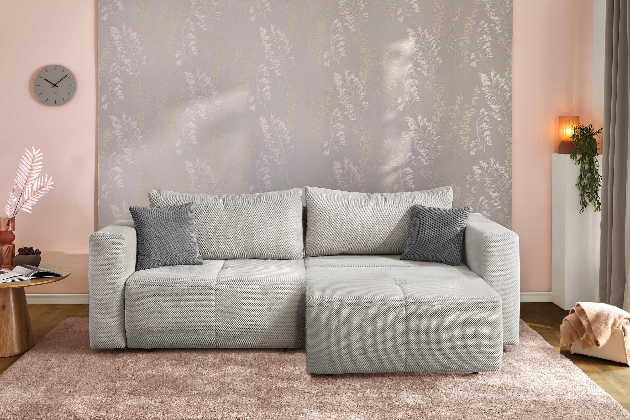 Jockenhöfer Gruppe Big-Sofa »Relax«, Gästebettfunktion, Bettkasten, Sitzelemente einzeln ausziehbar