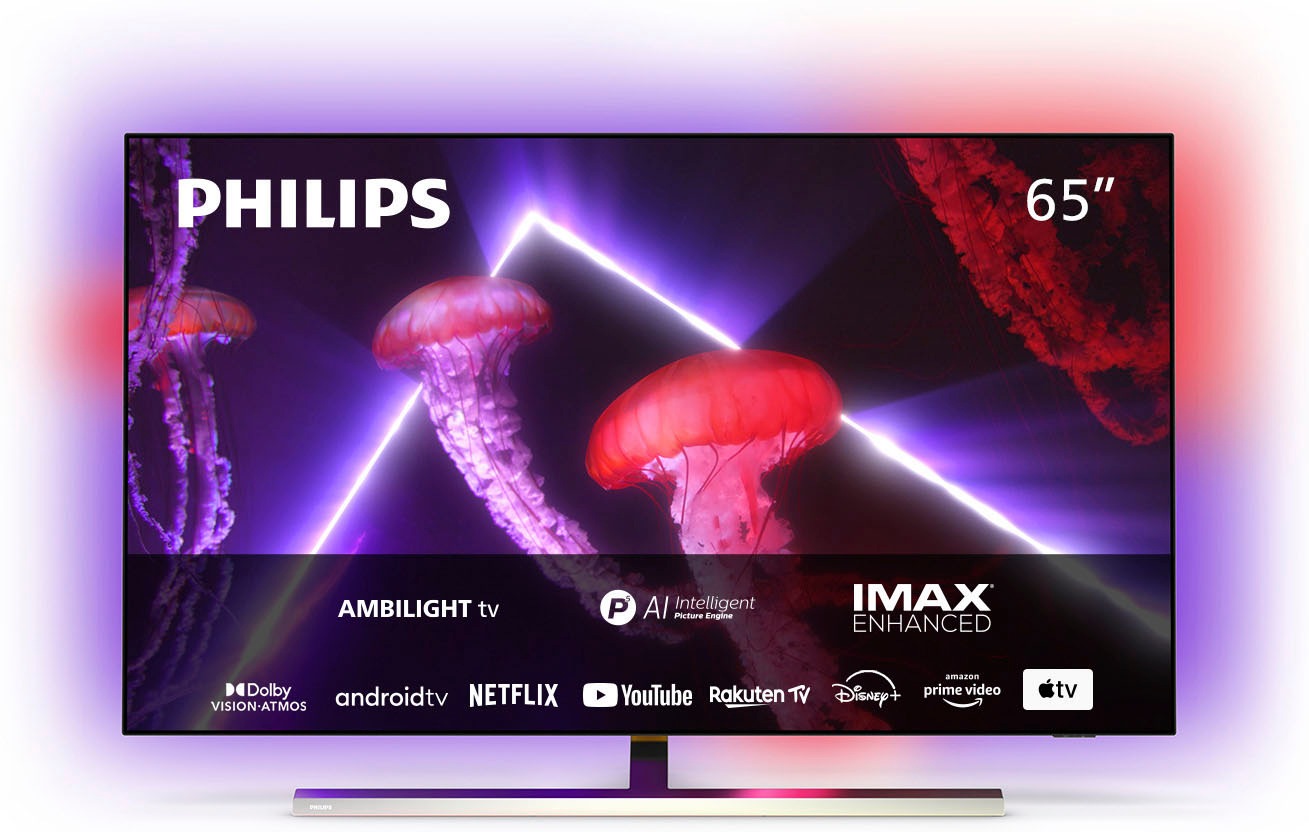 HD, Zoll, »65OLED807/12«, TV -Android Philips 164 OLED-Fernseher Smart-TV online cm/65 Ultra OTTO 4K bei