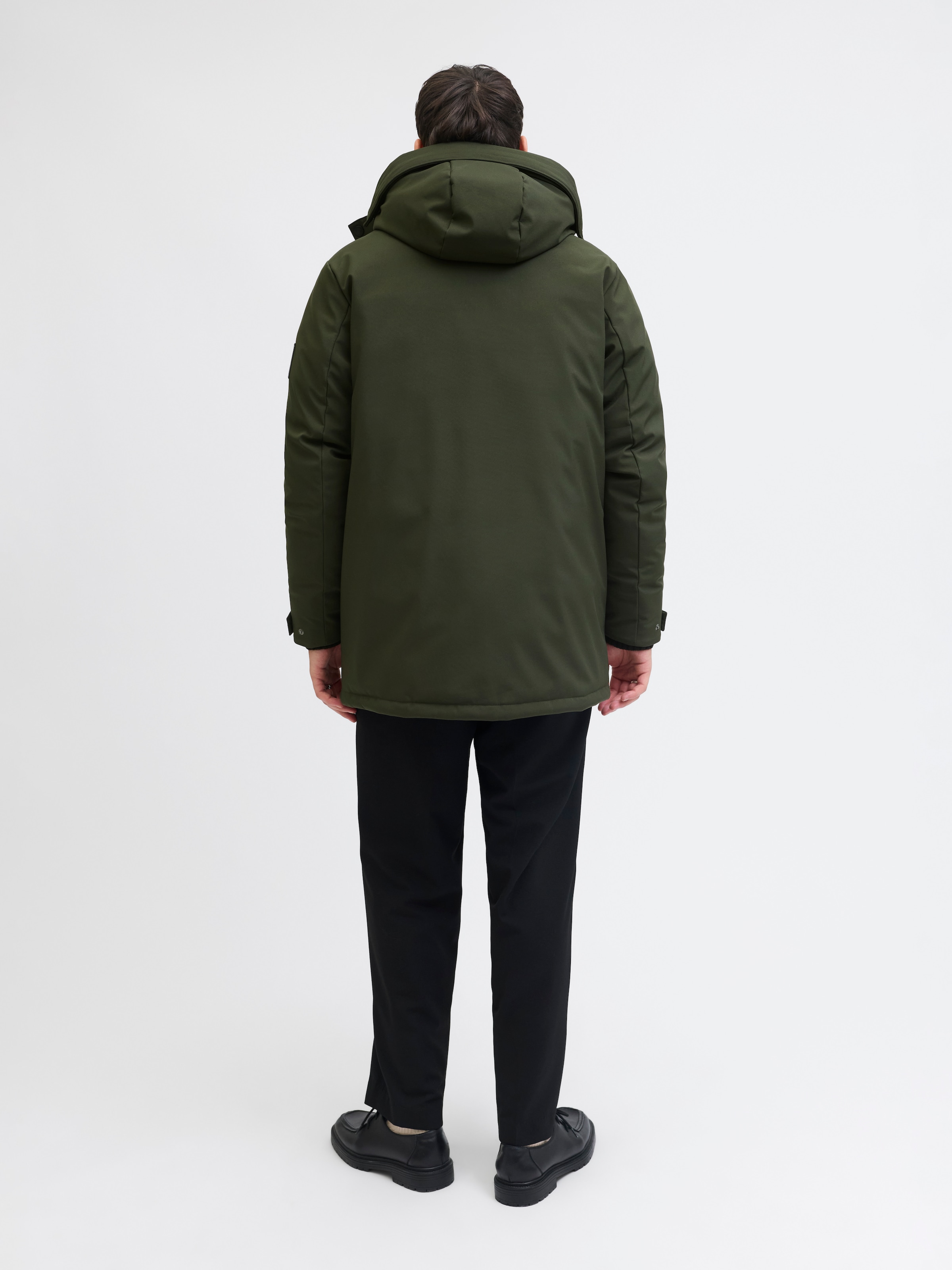 Jack & Jones Parka »JJFINN SOFTSHELL PARKA« mit Kapuze
