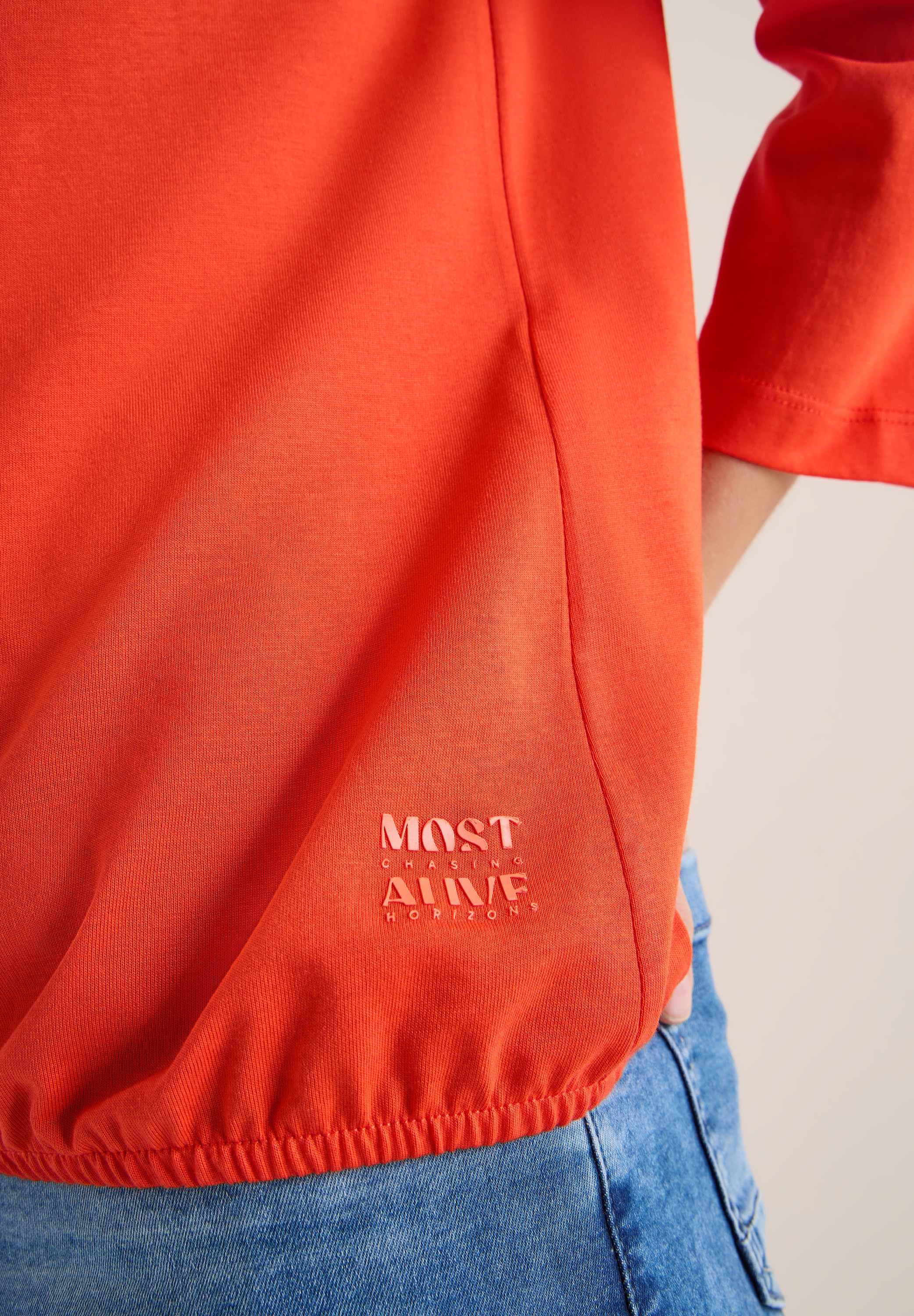 Cecil 3/4-Arm-Shirt im Tunika-Look