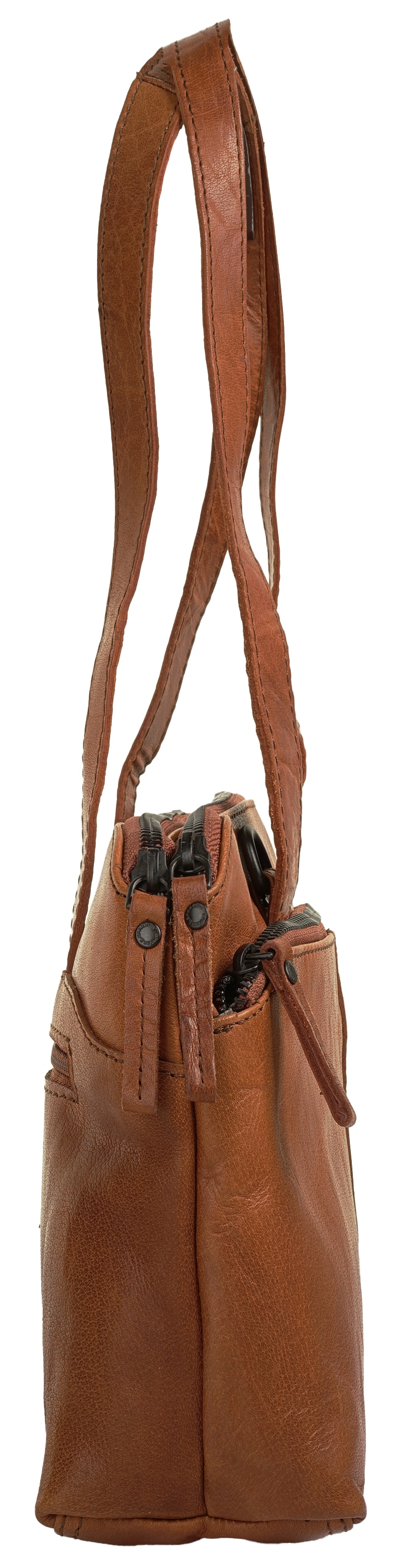 Spikes & Sparrow Henkeltasche, echt Leder