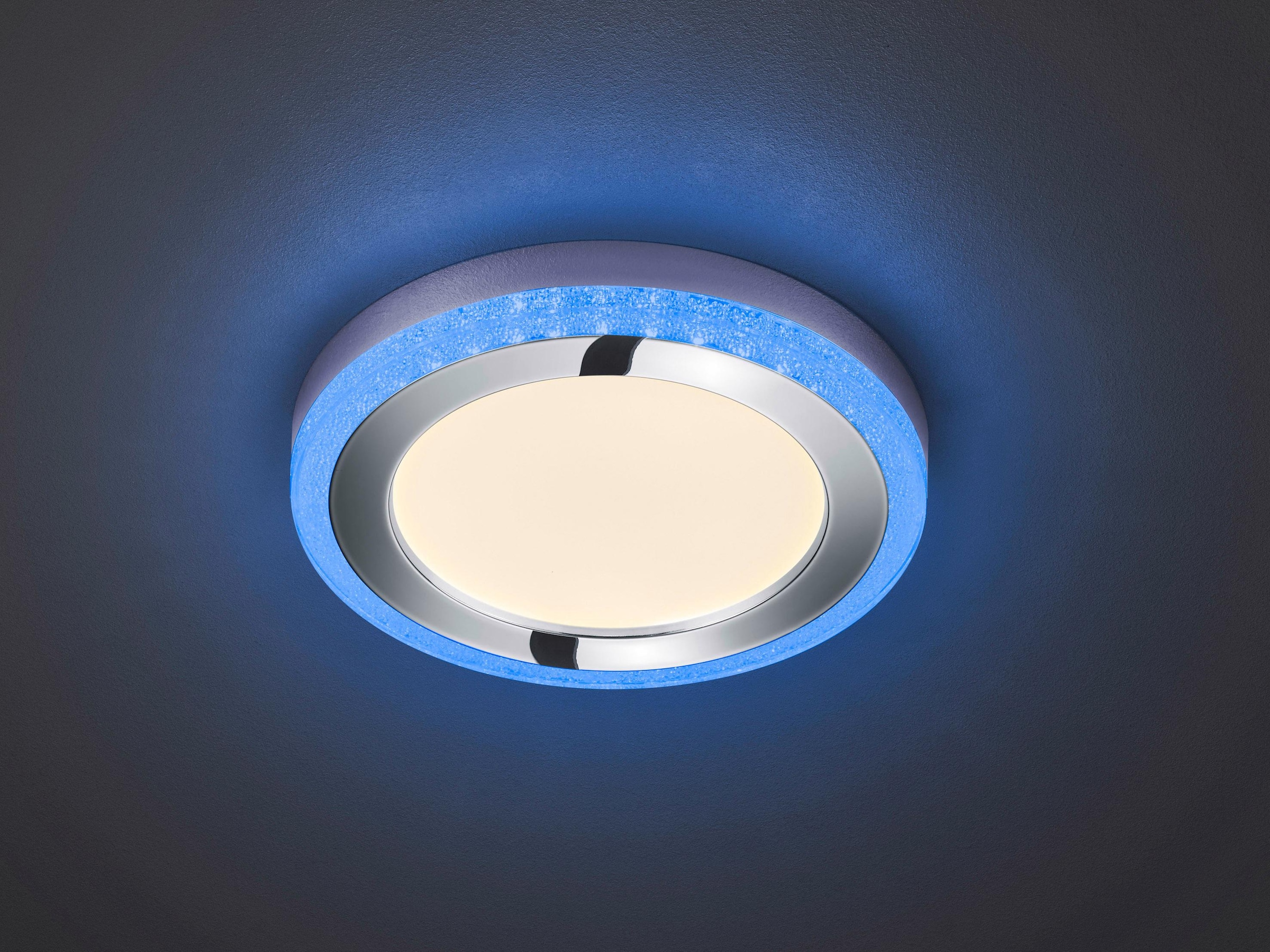 TRIO Leuchten LED Deckenleuchte Nachtlicht, Dimmer, 1 flammig-flammig, Fernbedienung, integrierter kaufen OTTO »Slide«, RGBW-Farbwechsler bei