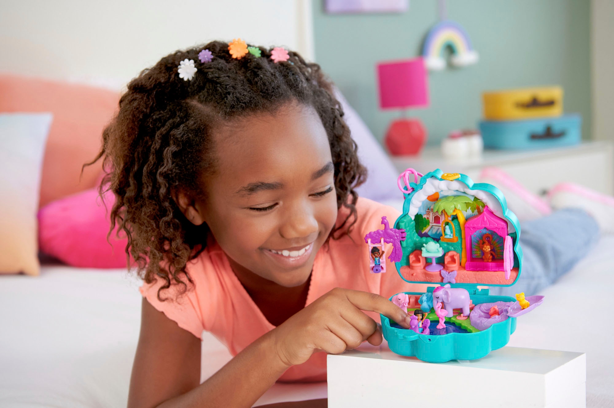 Polly Pocket Spielwelt »Peacock Garden-Schatulle«