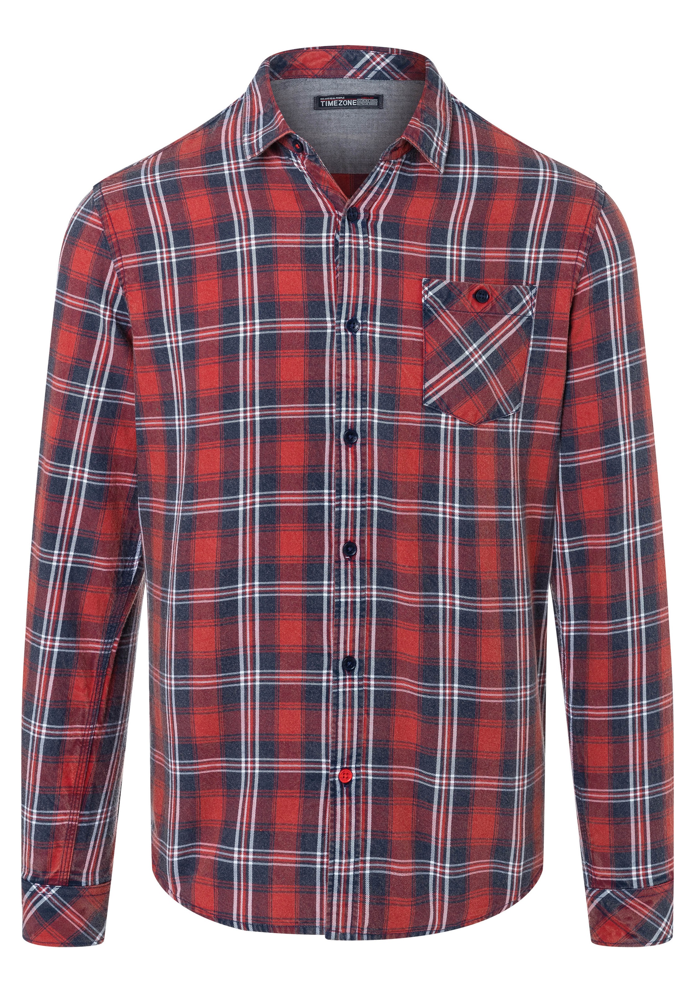 TIMEZONE Langarmhemd »Effect Weave Shirt«