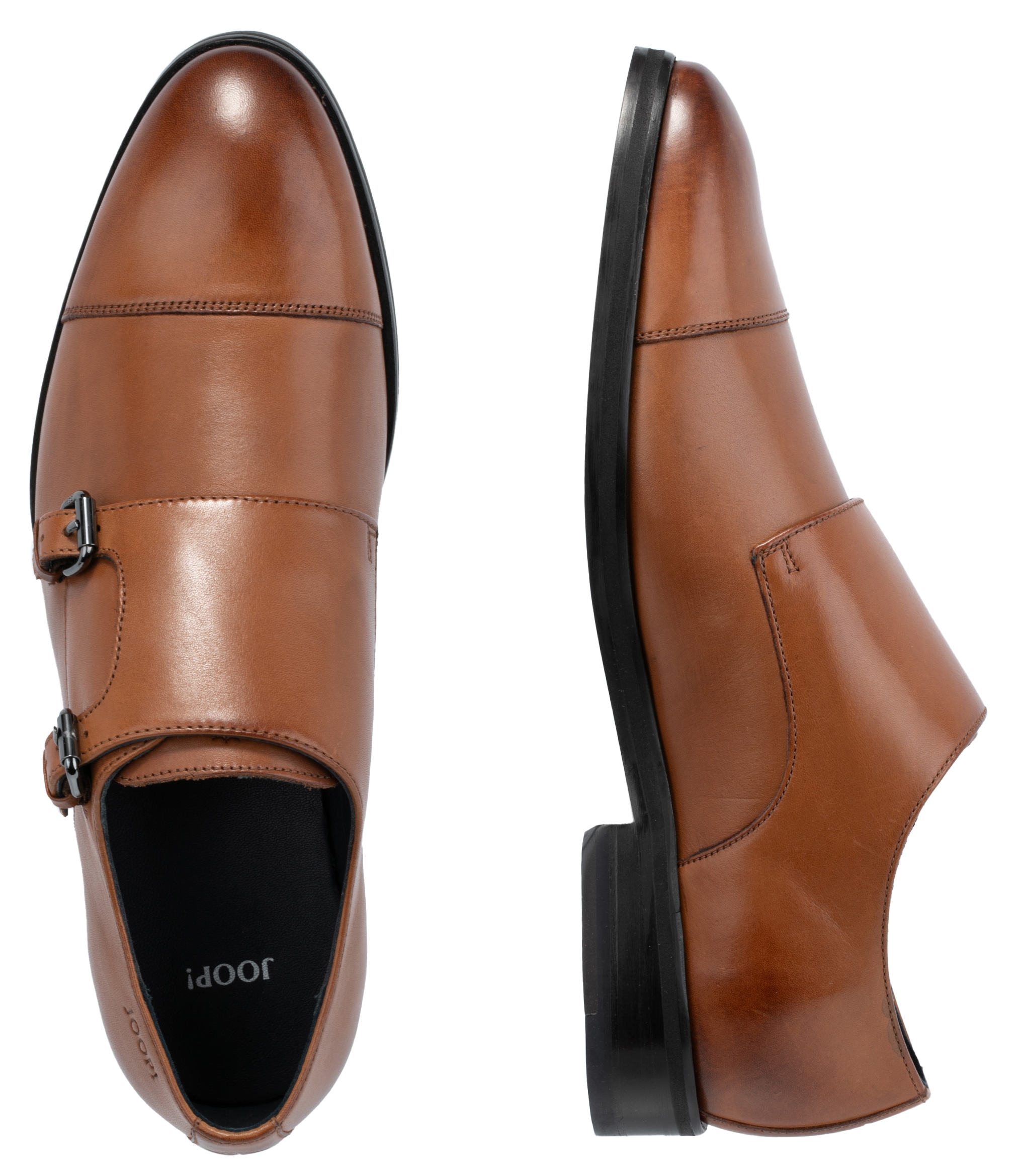 JOOP! Slipper »pero kleitos monk lace up mc2«, Business Schuh, Anzugschuh, Monk mit Lederinnensohle