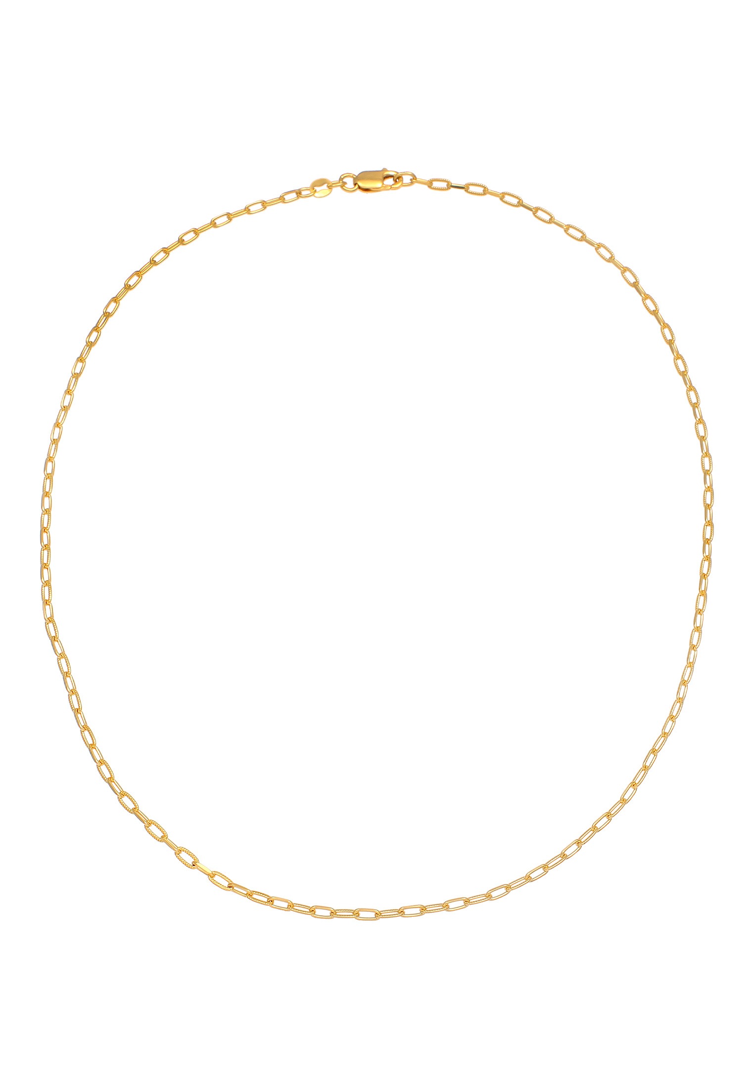 Elli Kette ohne Anhänger »Halskette Gliederkette Oval Chain Basic Trend 925 Silber«