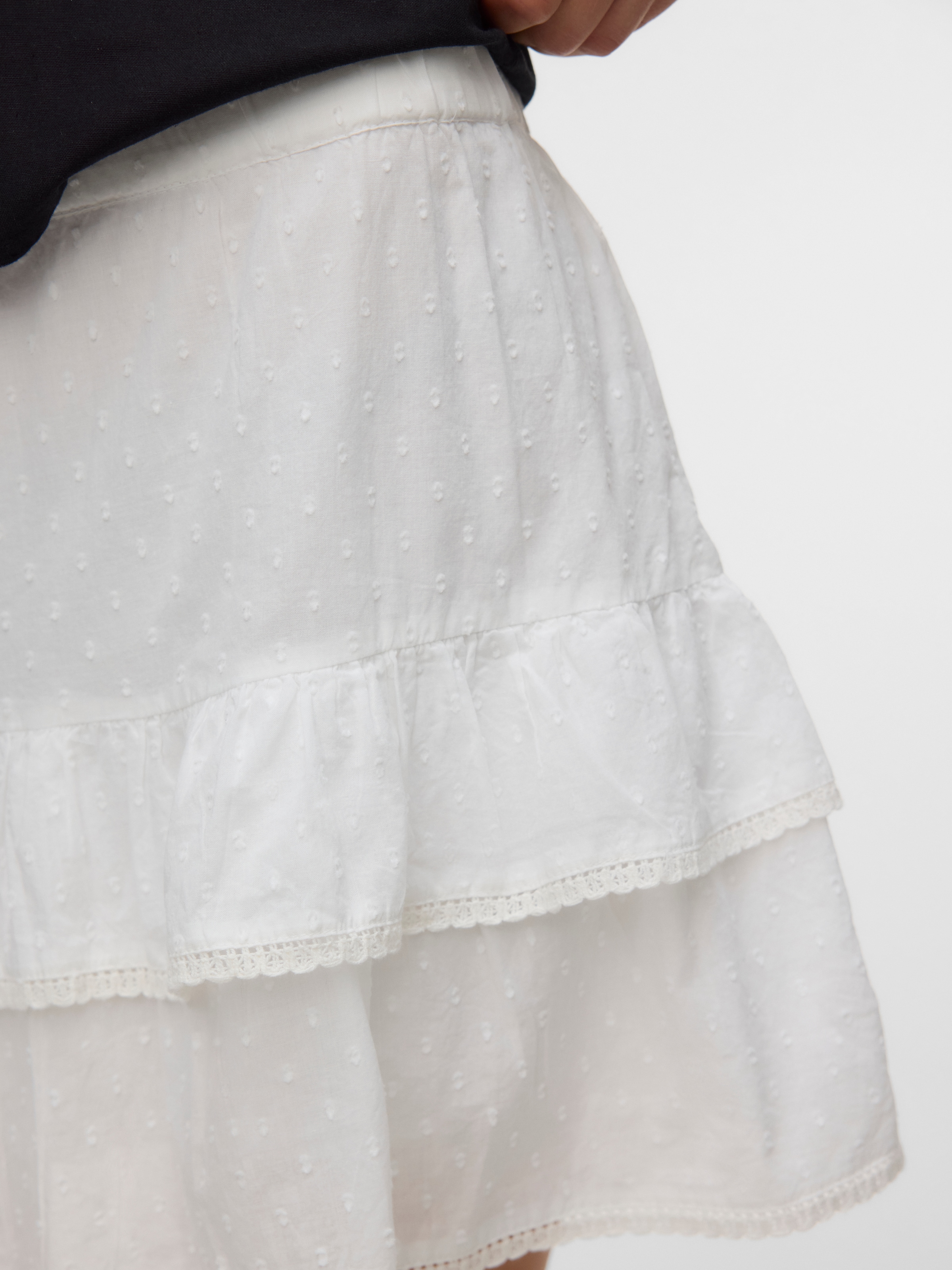 Vero Moda Minirock »VMTRINE NW SHORT SKIRT WVN NOOS« Baumwolle