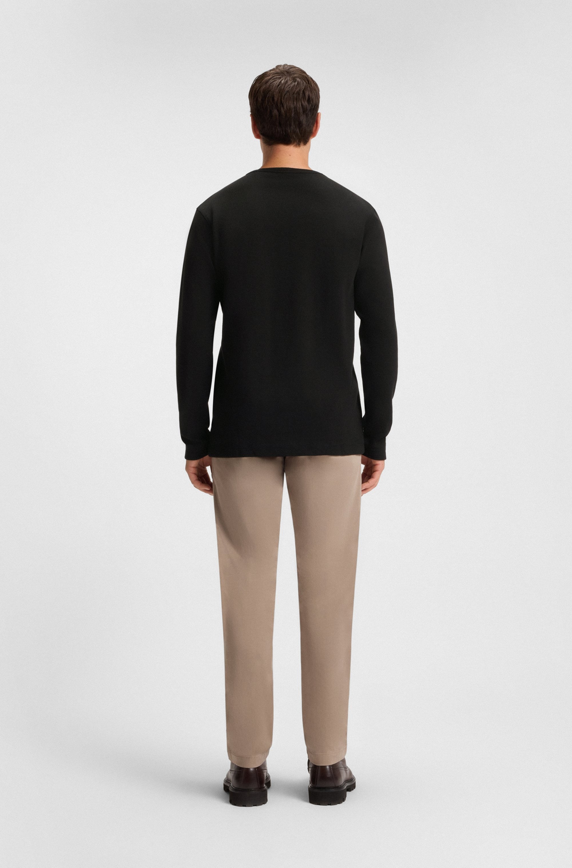 BOSS ORANGE Langarmshirt »Tempesto«, mit BOSS-Stickerei