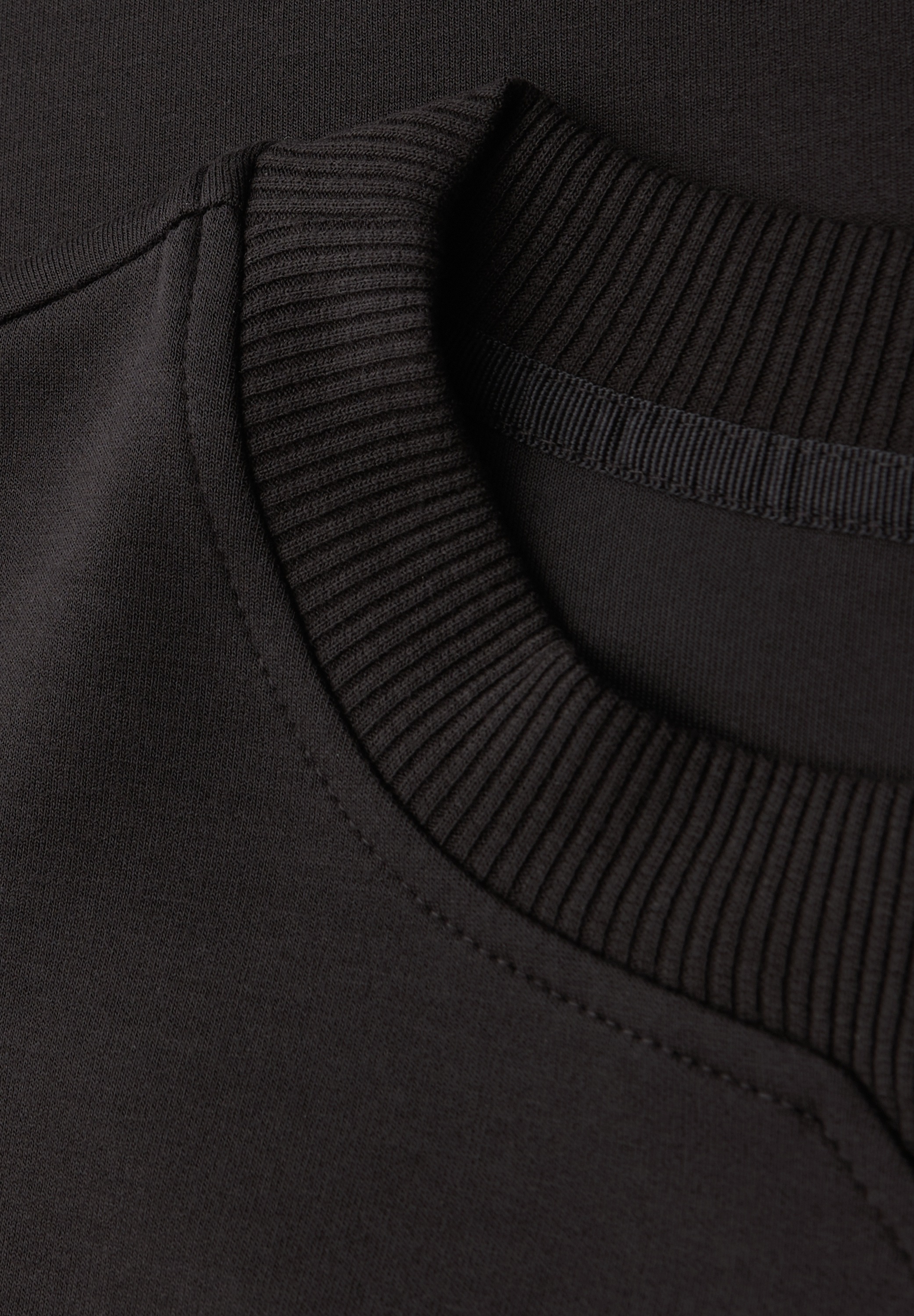 STREET ONE Sweater , Rundhals mit Ripp-Detail
