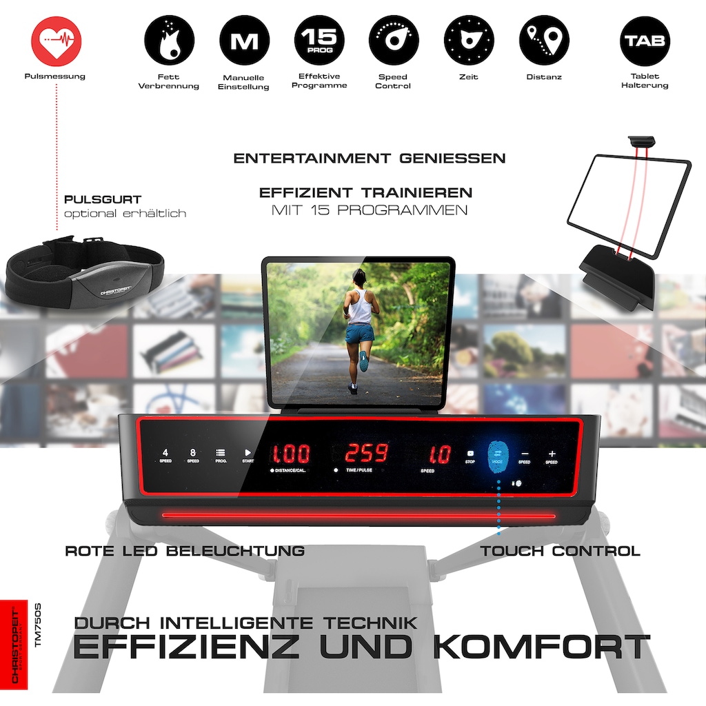 Christopeit Sport® Laufband »TM 750 S«