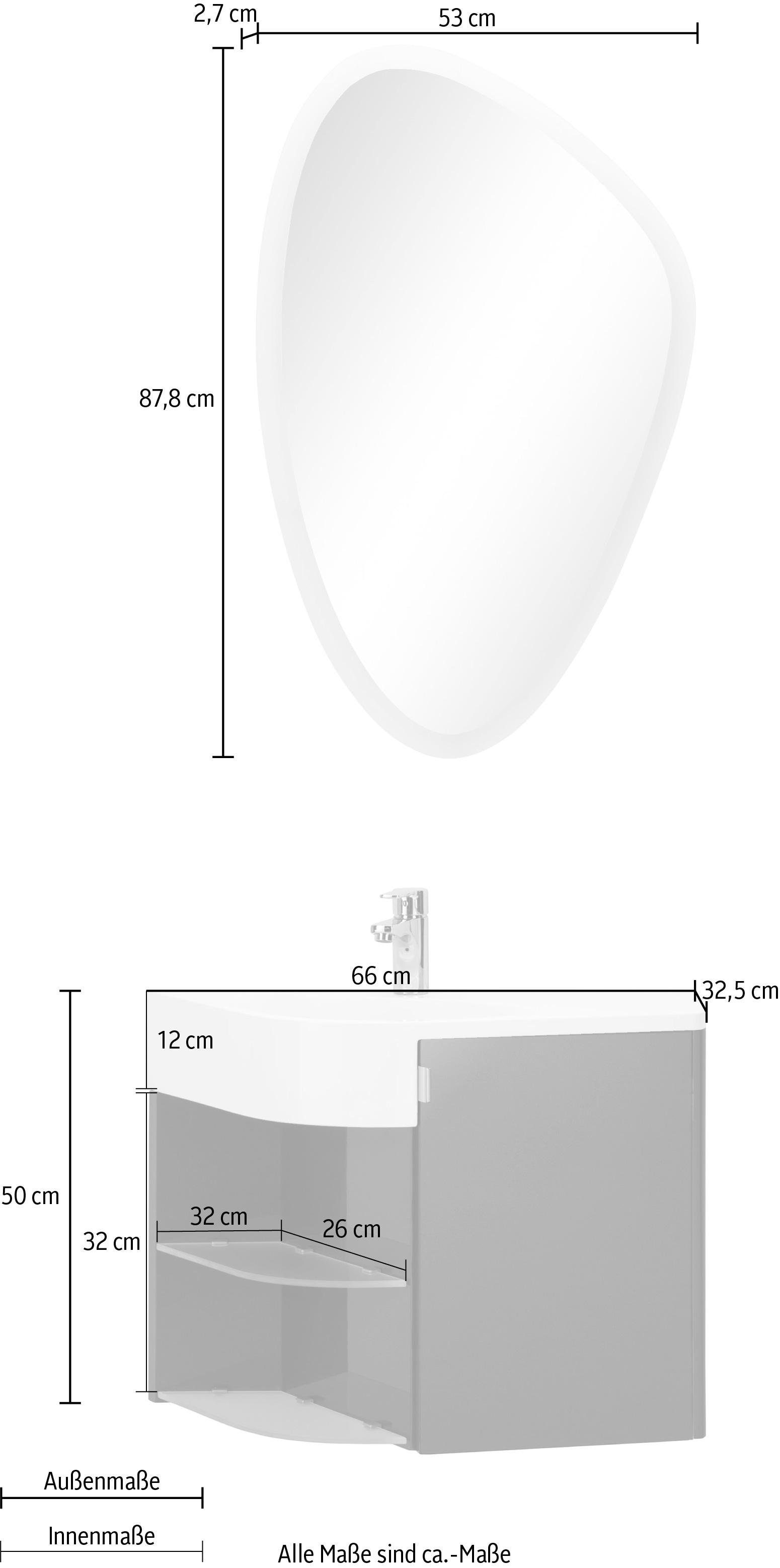 MARLIN Badmöbel-Set »3010.3«, (Set, 2 St.)