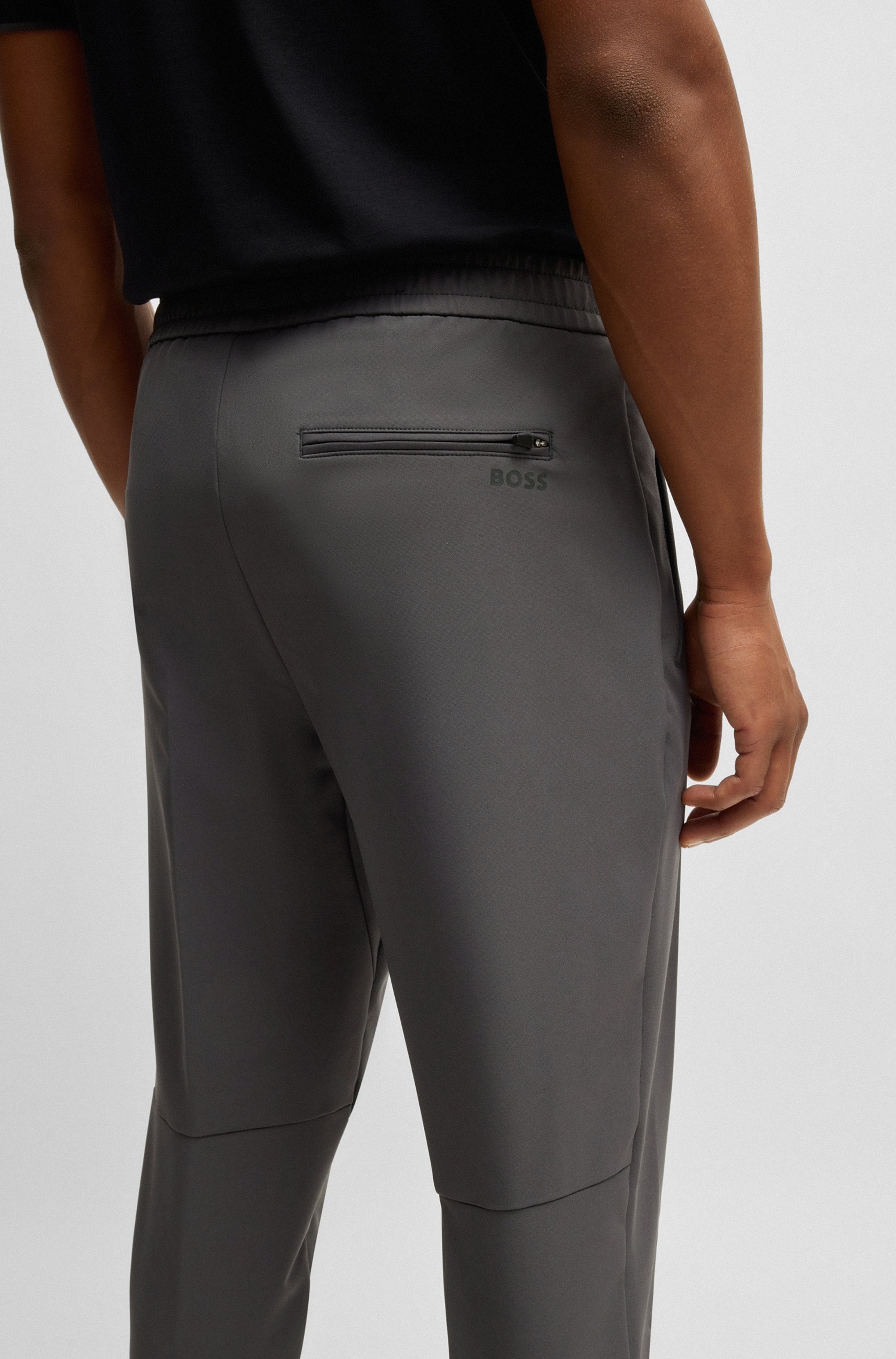 BOSS GREEN Stretch-Hose »T Flex«, mit elastischem Bund und Kordelzug