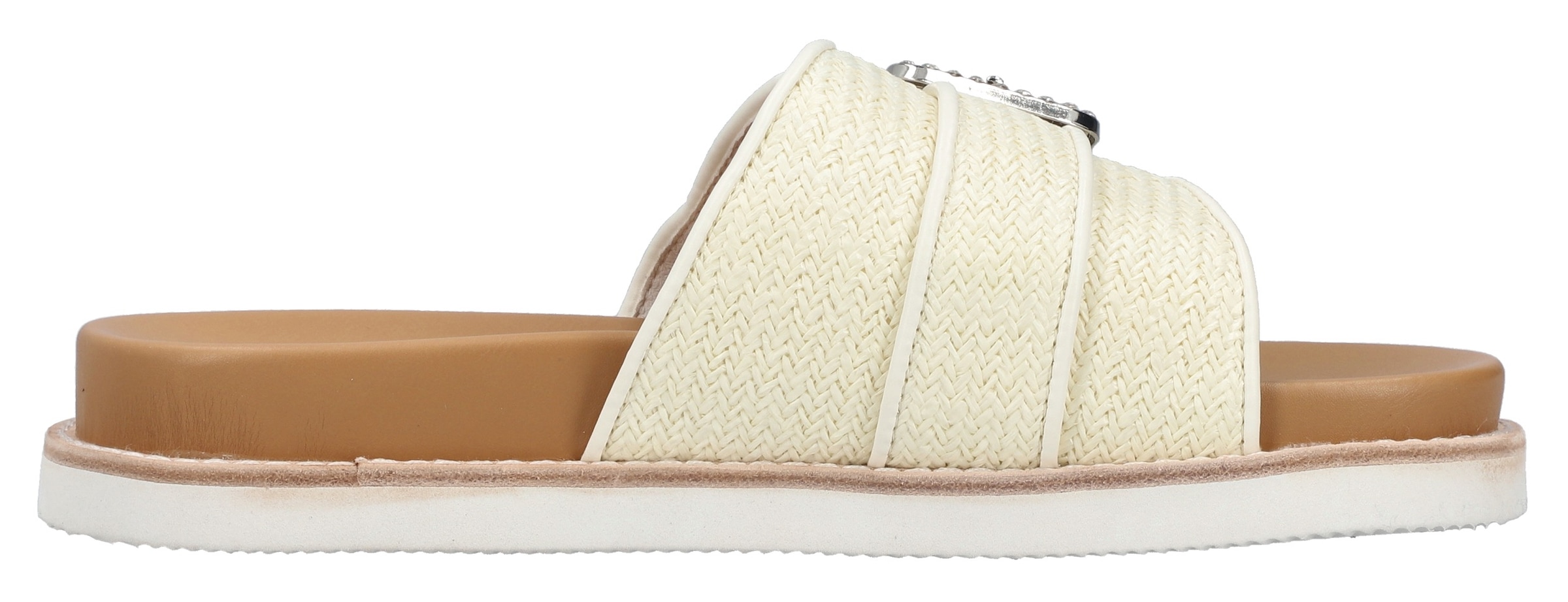 Rieker Pantolette, Sommerschuh, Strandschuh mit praktischem Klettverschluss