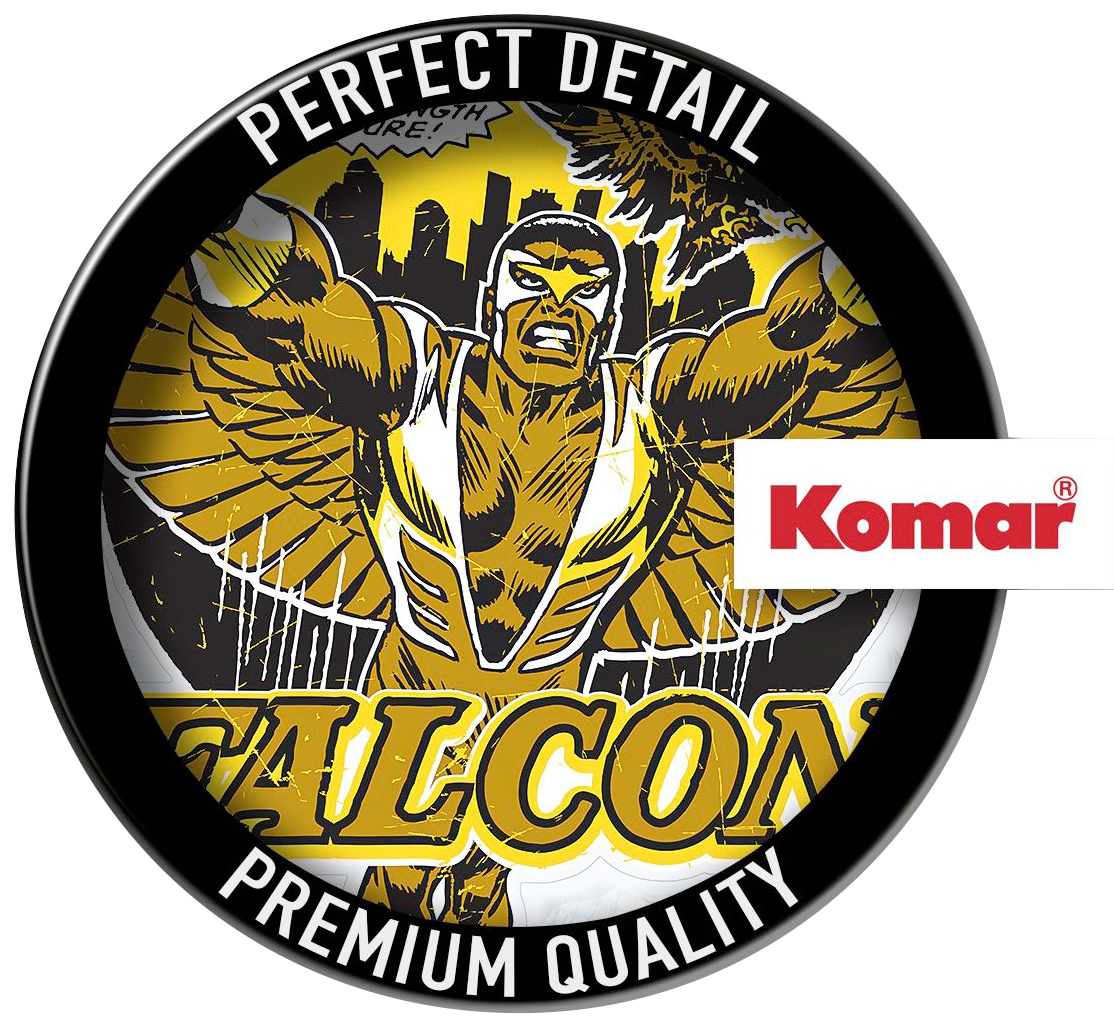 Komar Wandtattoo »Falcon Gold Comic Classic - Größe 50 x 70 cm«, (1 St.), selbstklebend, Wandsticker, Kinderzimmer