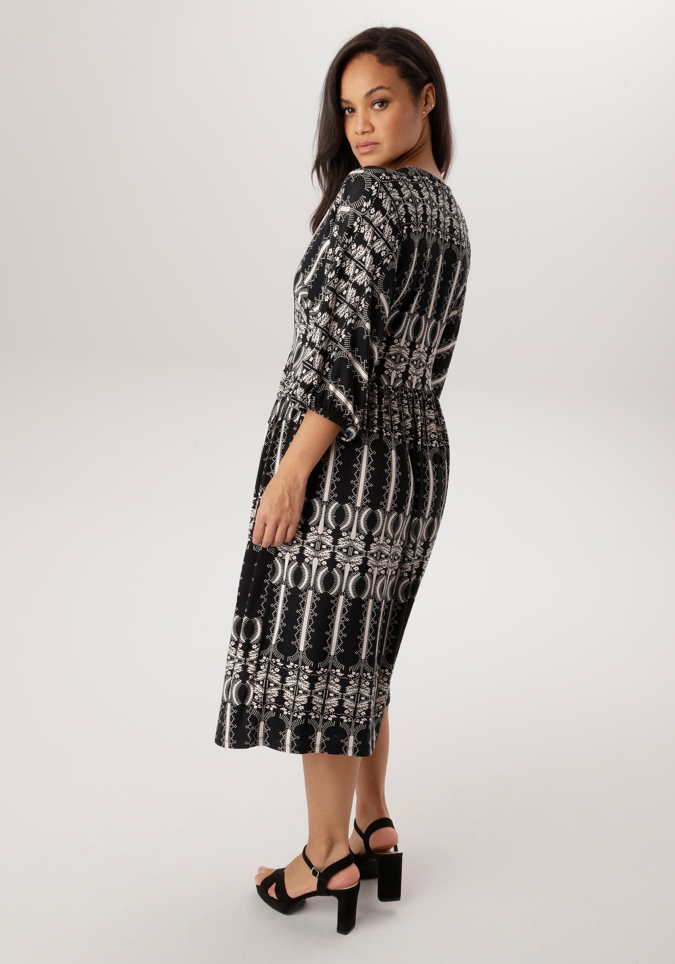 Aniston PLUS Jerseykleid in Wickeloptik - NEUE KOLLEKTION