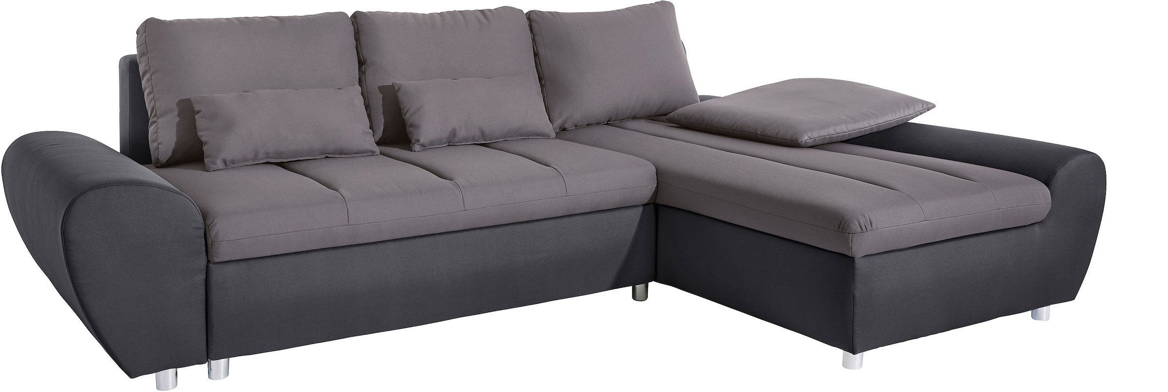 sit&more Ecksofa »Bandos L-Form« in 2 unterschiedlichen Größen, wahlweise mit Bettfunktion