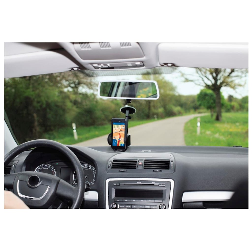 Hama Smartphone-Halterung »2in1 Auto Handyhalterung Set "Multi" für Lüftung und Scheibe«