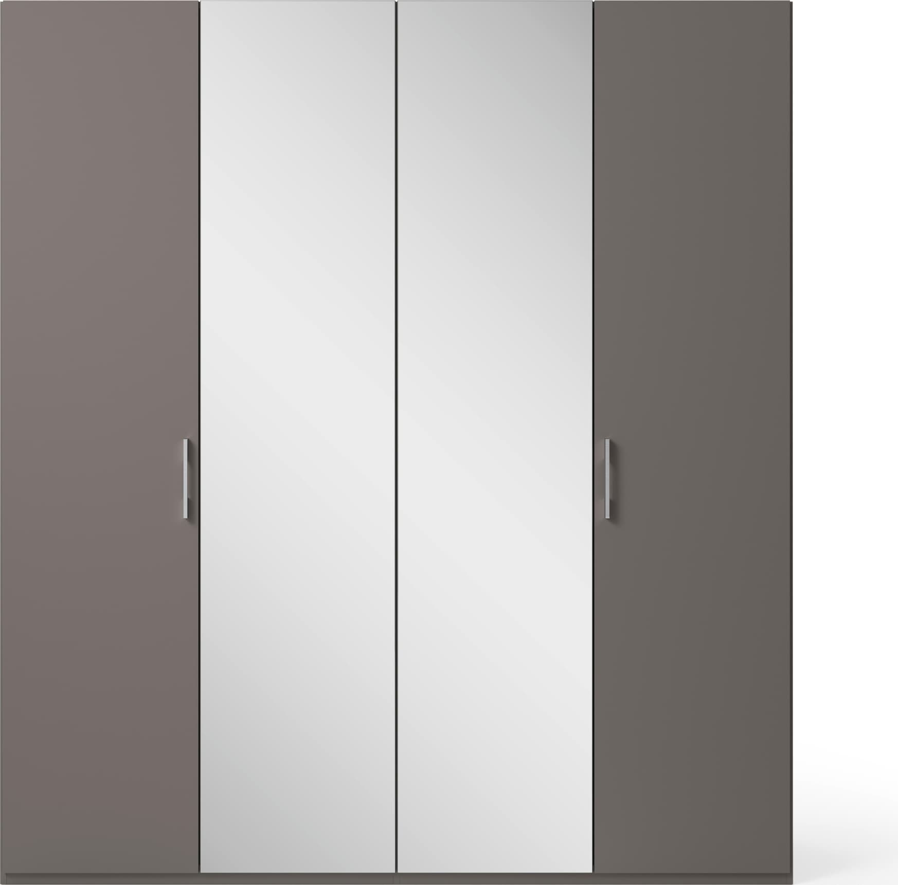 set one by Musterring Drehtürenschrank »Henderson« mit Spiegel, in 2 Breiten, inkl. Fachböden und Kleiderstangen