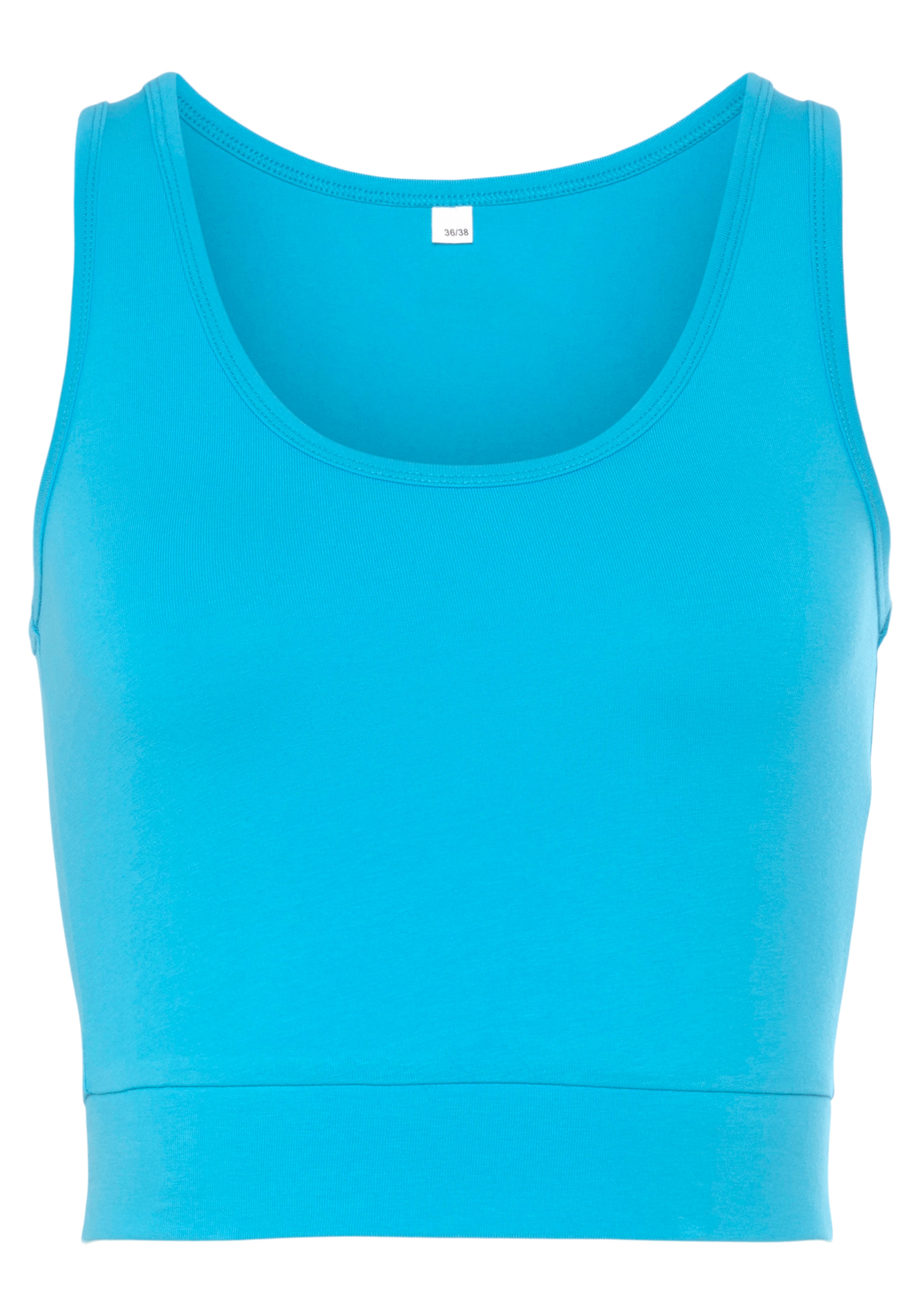 LASCANA ACTIVE Sporttop, Crop-Top mit breiten Trägern